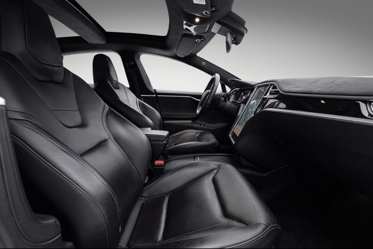 Tesla Model S med GPS