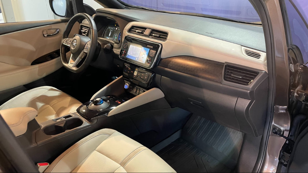 Nissan Leaf med GPS