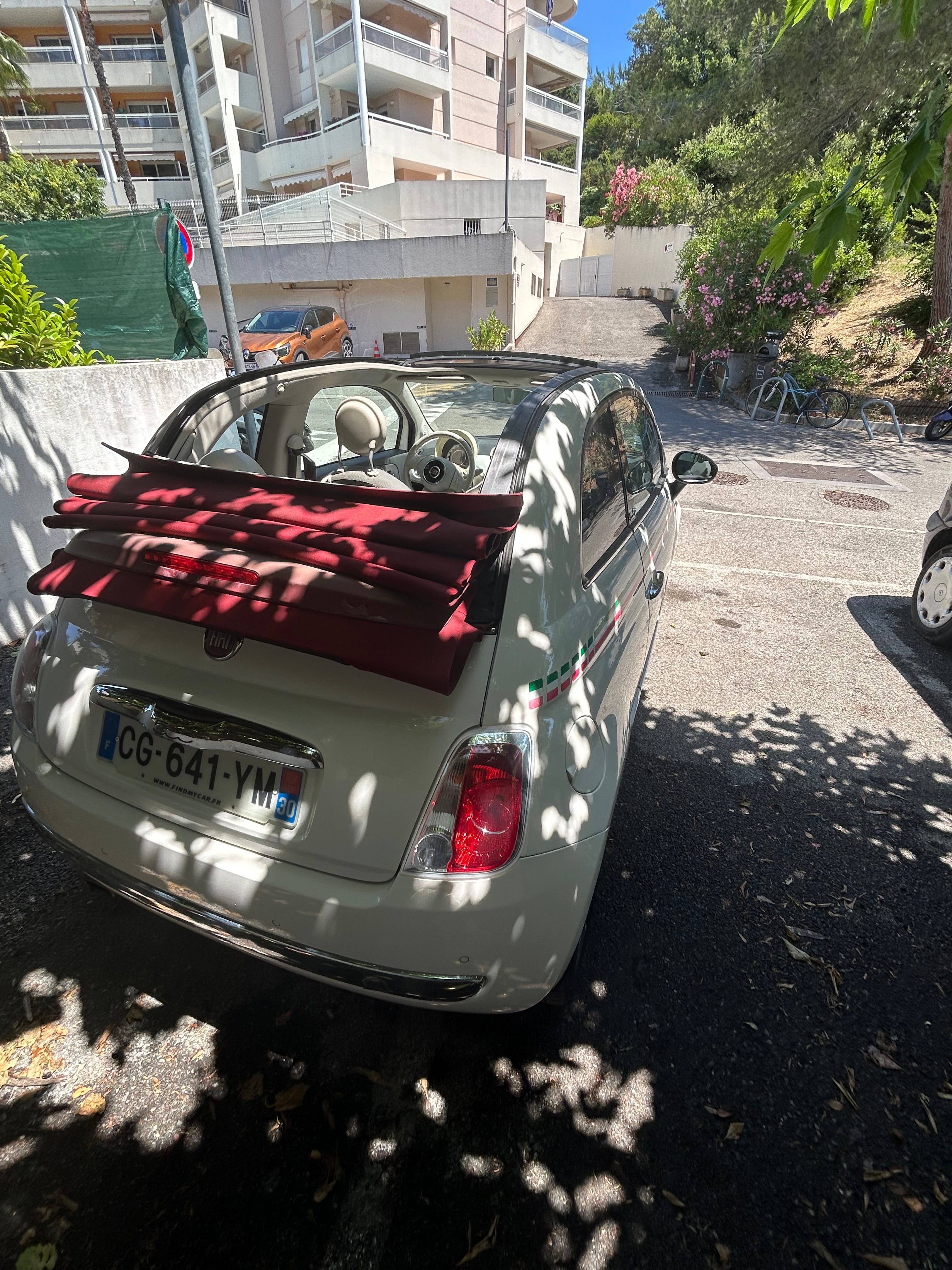 Fiat 500 C avec Régulateur de vitesse