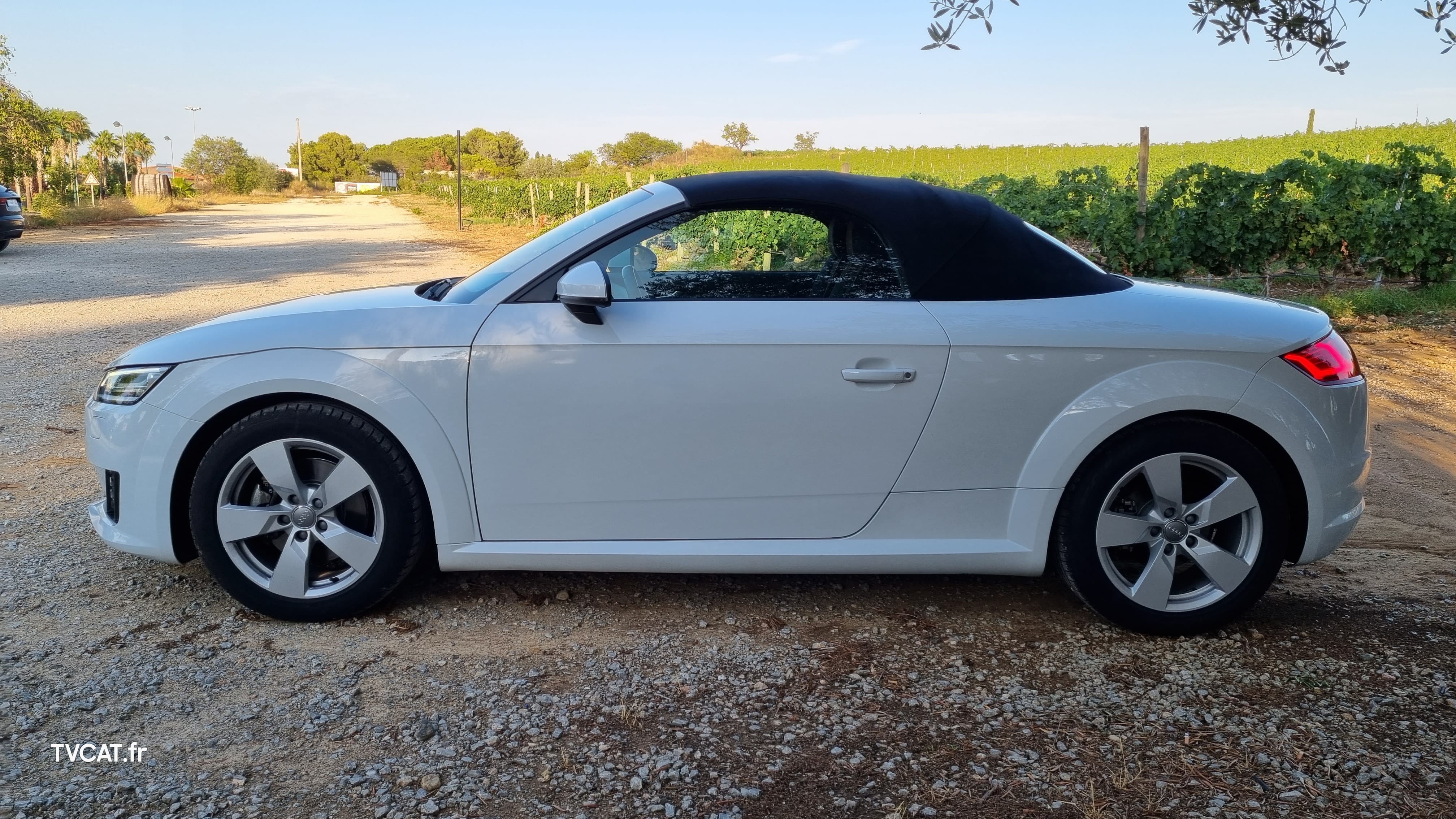 Audi TT Roadster Cabriolet blanc avec Climatisation