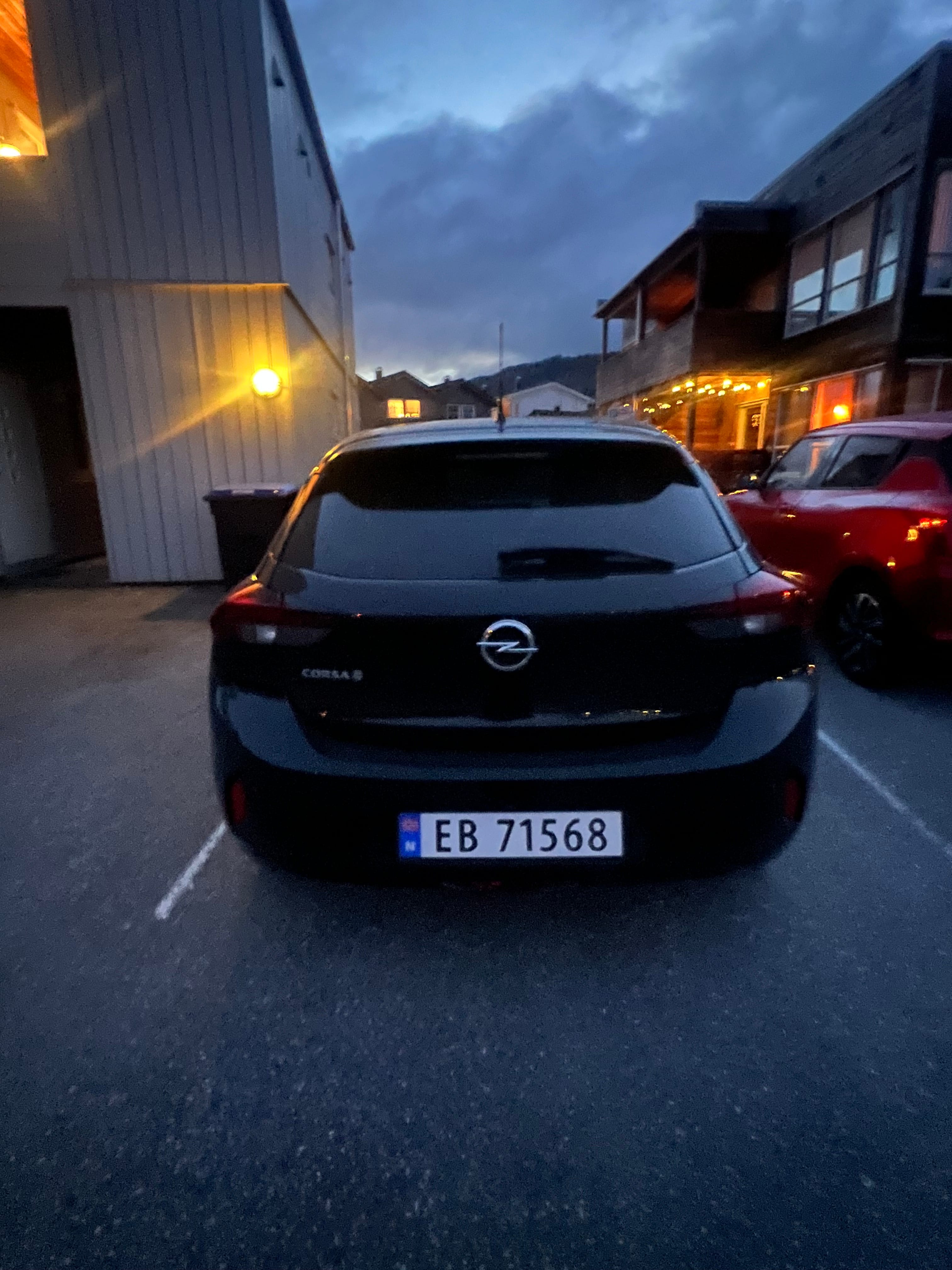 Opel Corsa-E with Backup camera