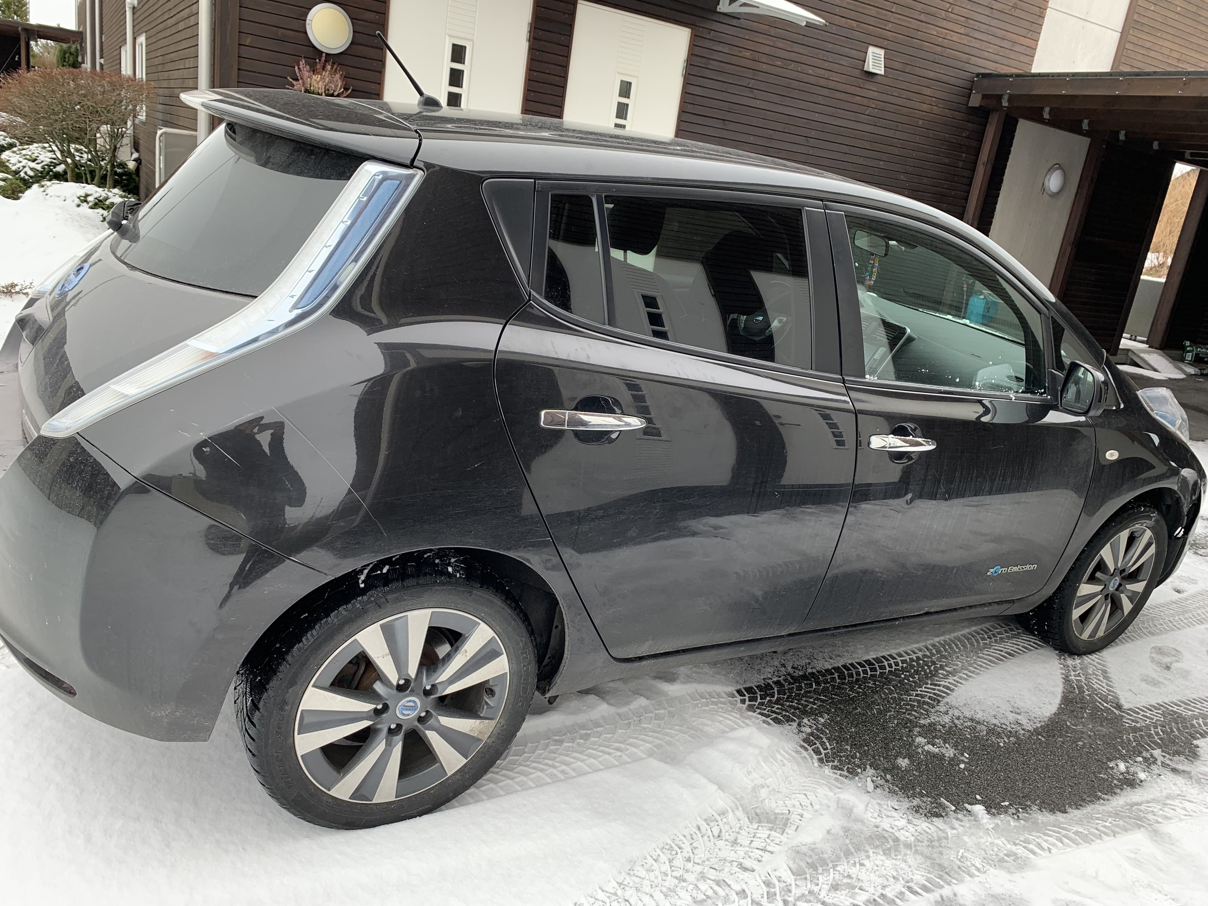 Nissan Leaf med GPS