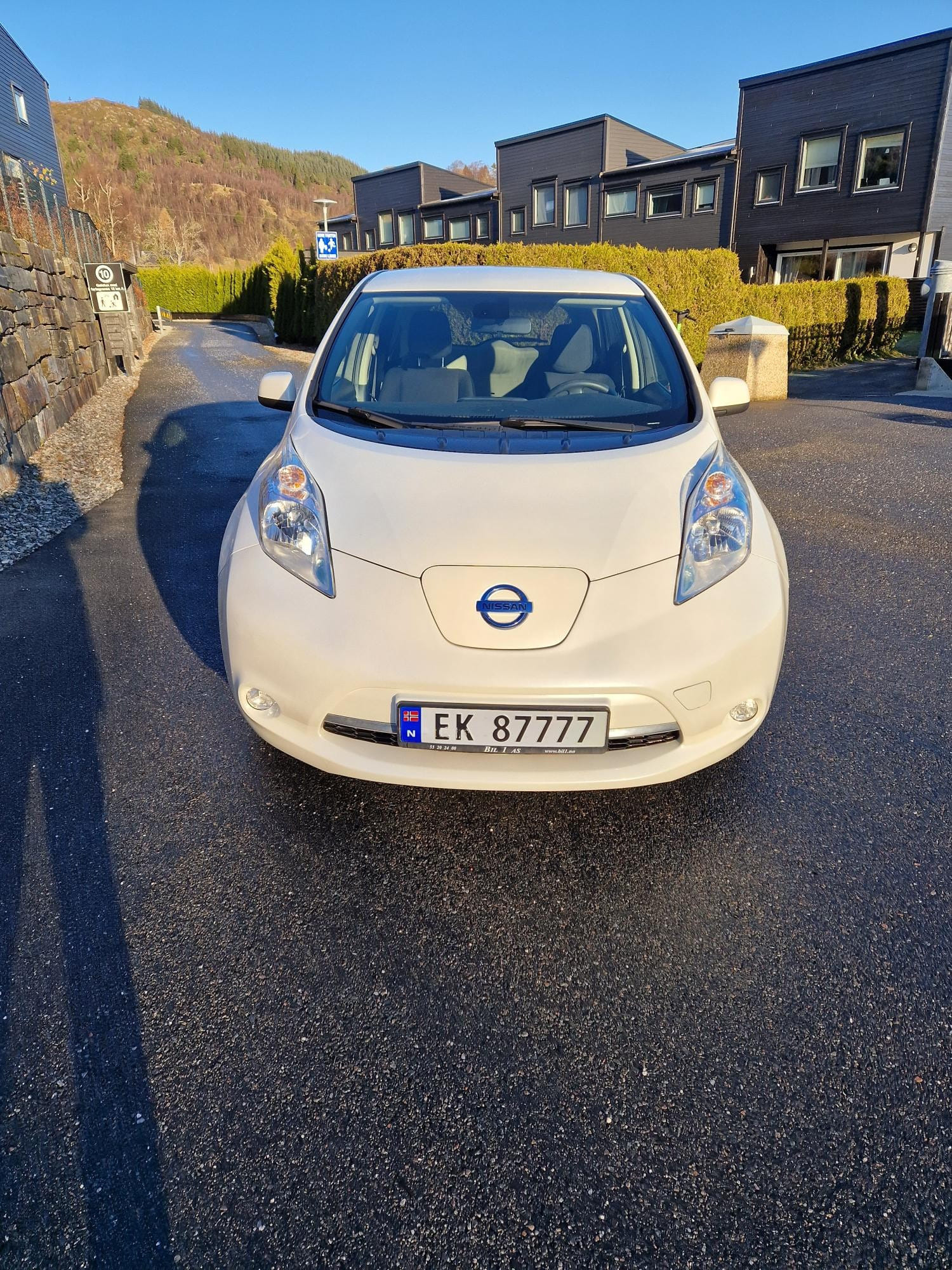 Nissan Leaf with Snow tires