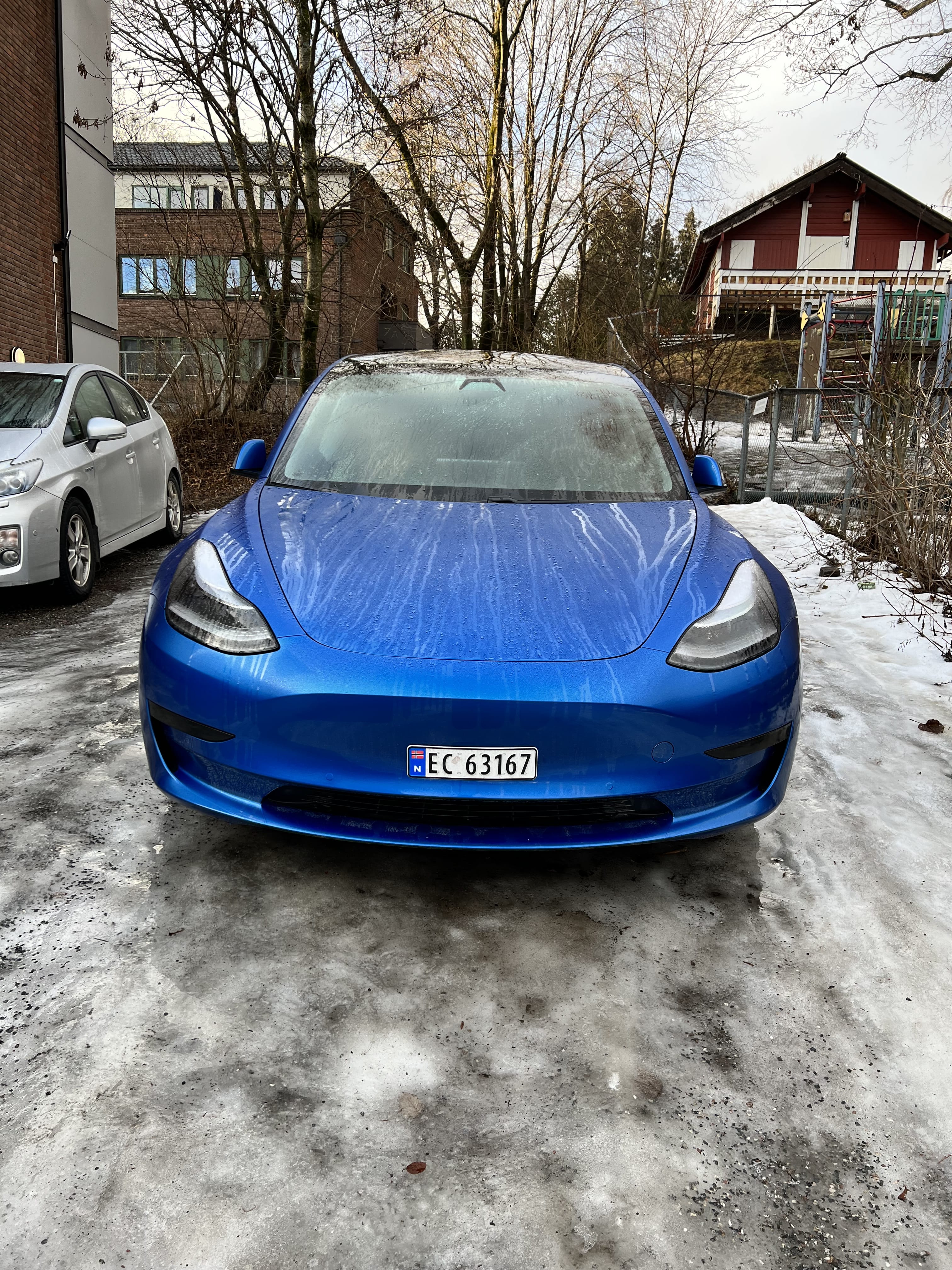 Tesla Model 3 with Air conditioning