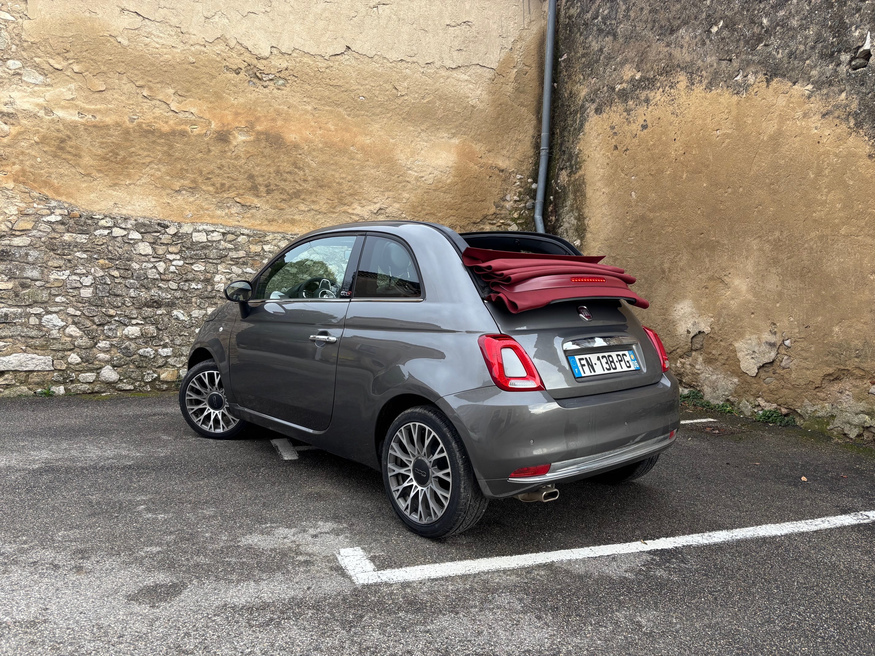 Fiat 500 C cabriolet 1.2 69 ch avec GPS