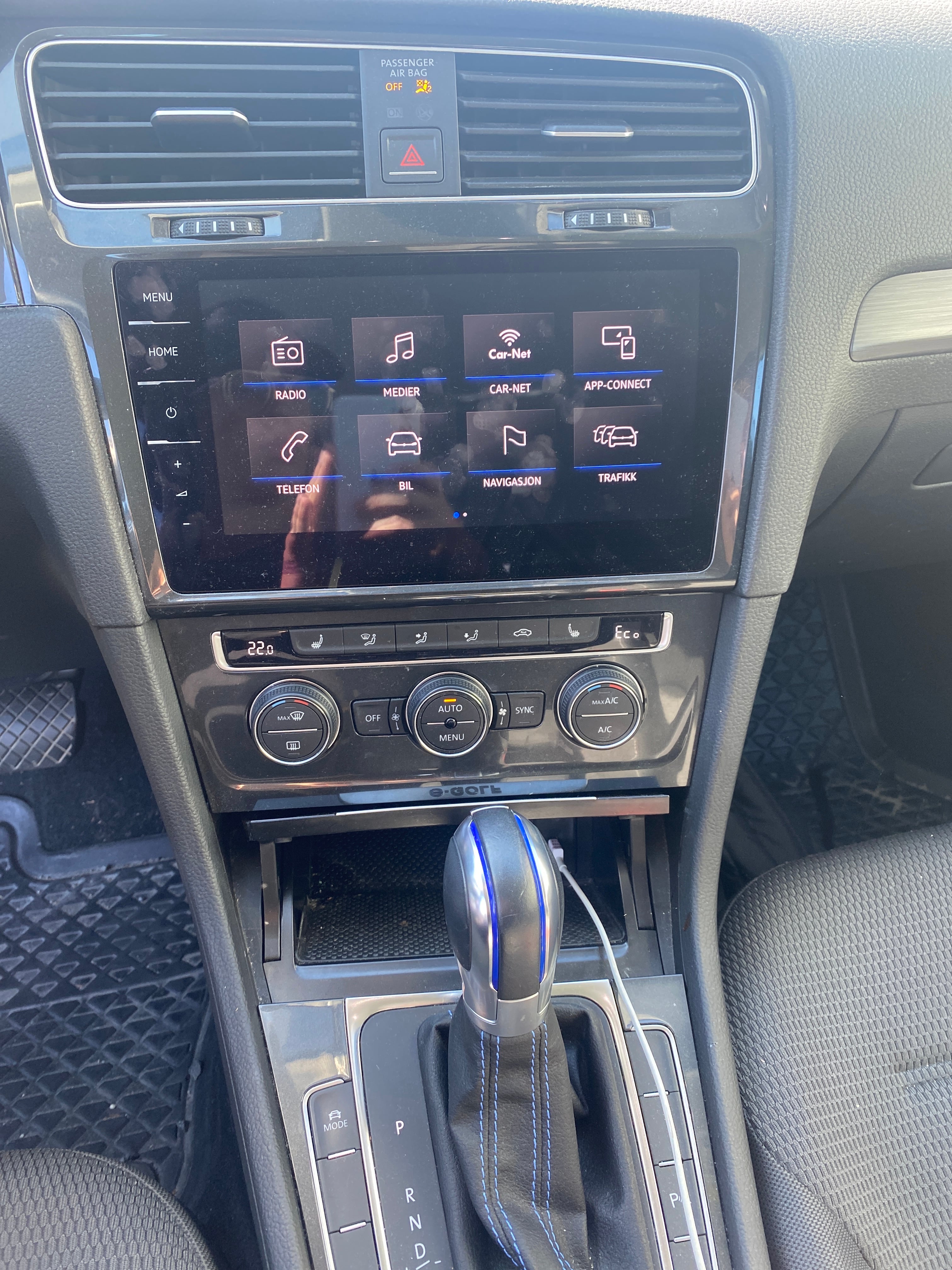 Volkswagen e-Golf med Bluetooth audio