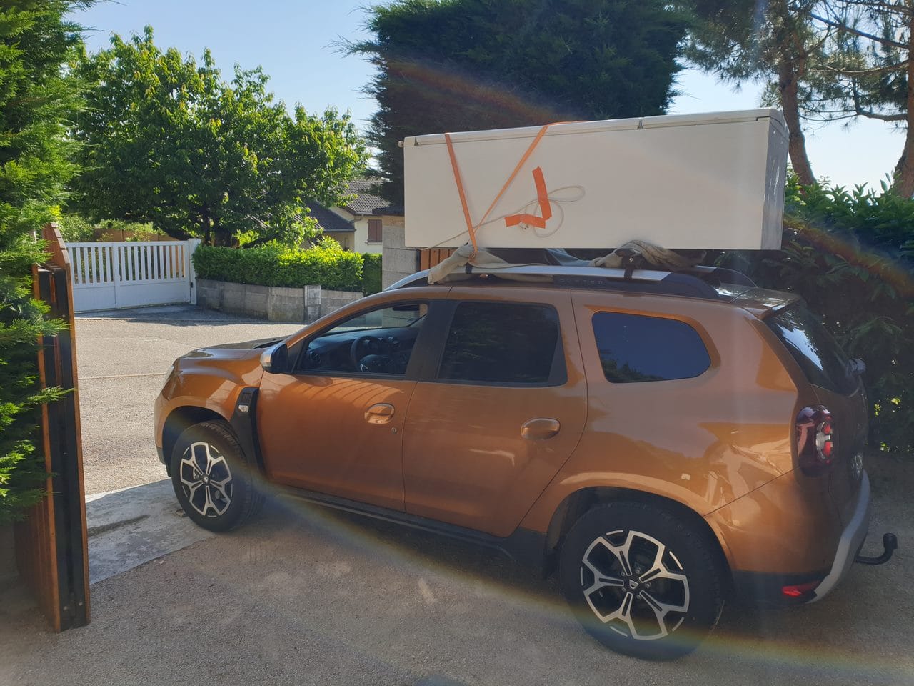 Dacia Duster avec Siège bébé