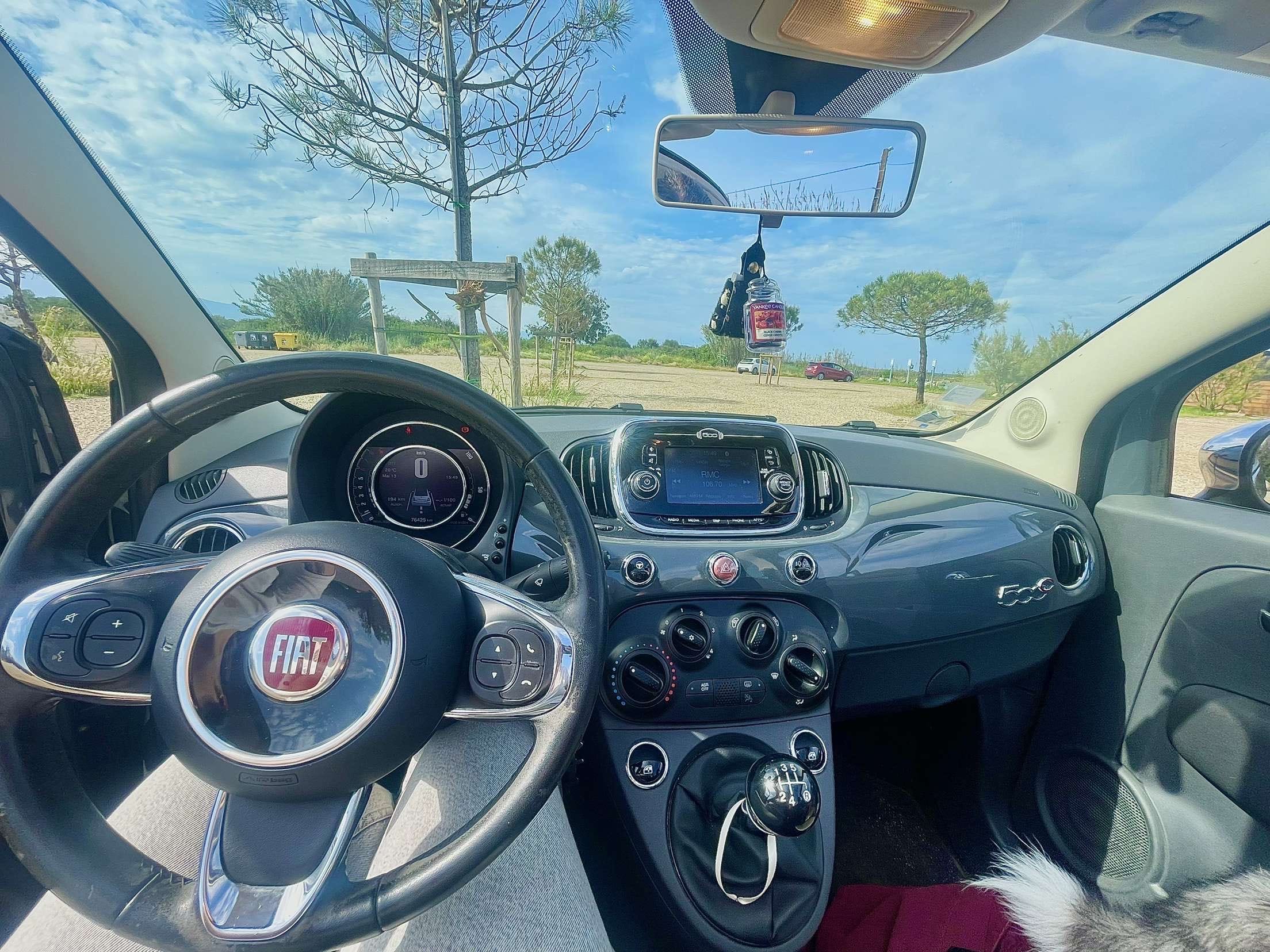 Fiat 500 C avec Régulateur de vitesse