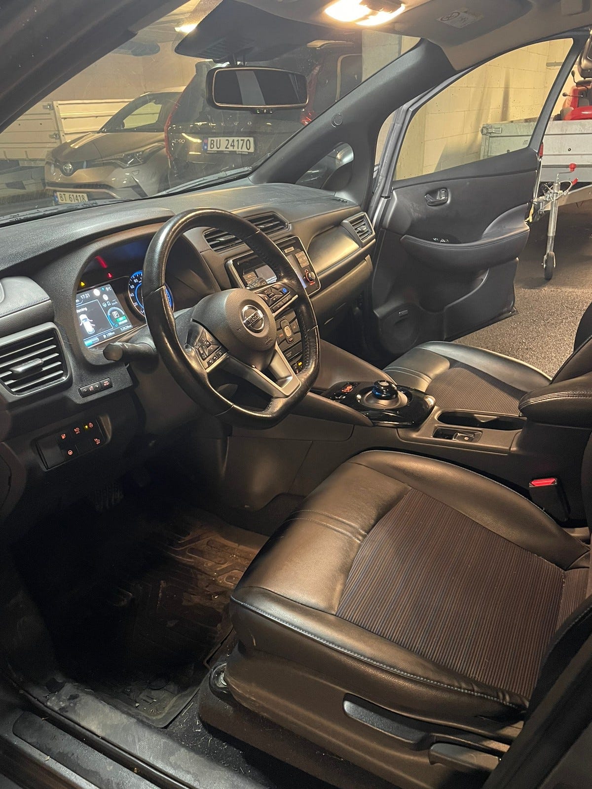 Nissan Leaf med GPS