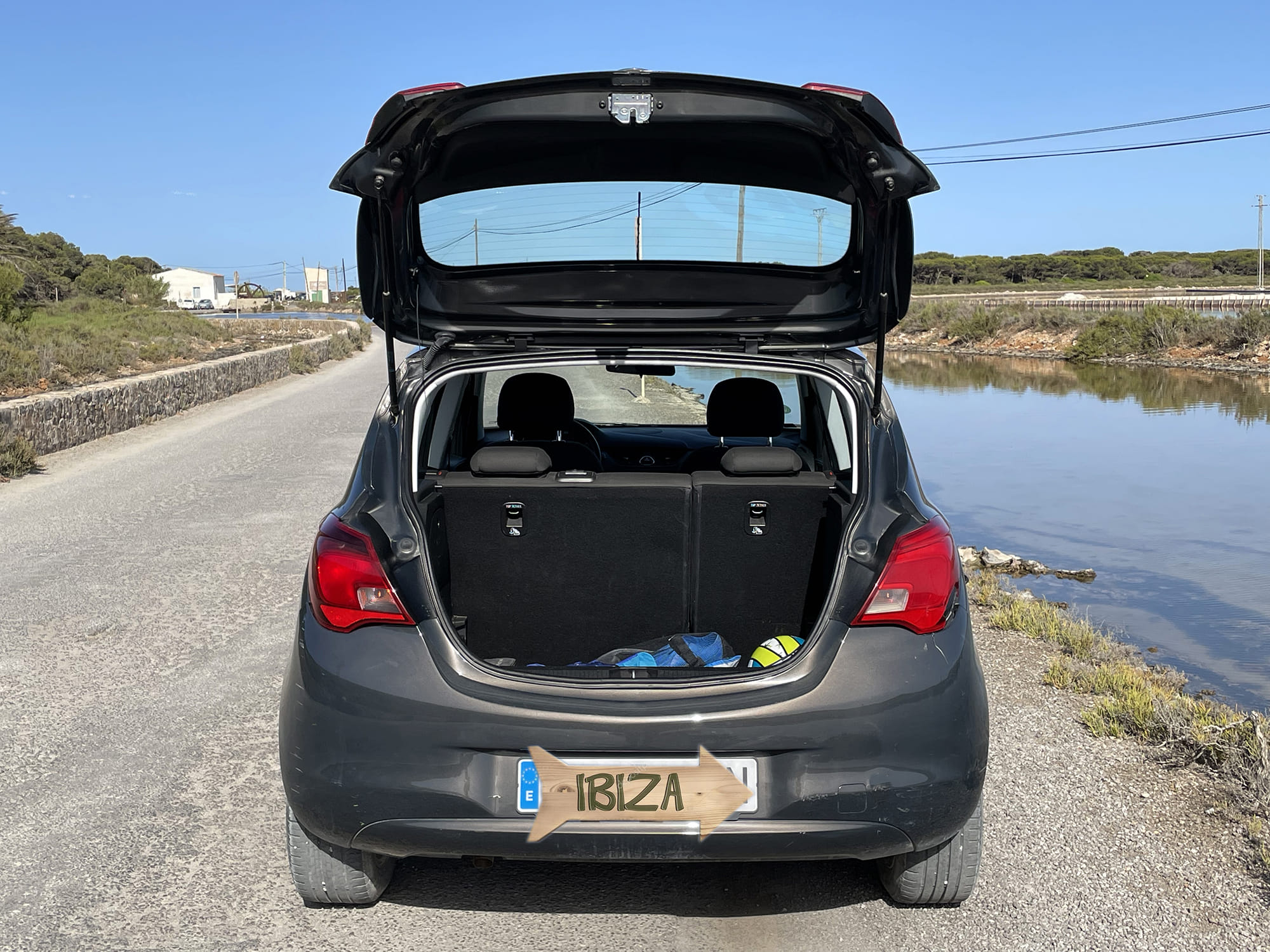 Opel Corsa con Silla infantil