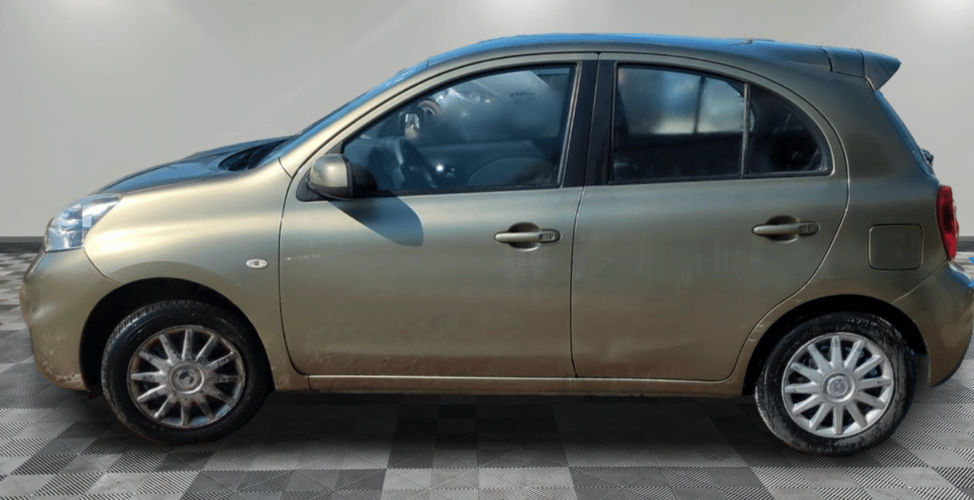 Nissan Micra with Baby seat