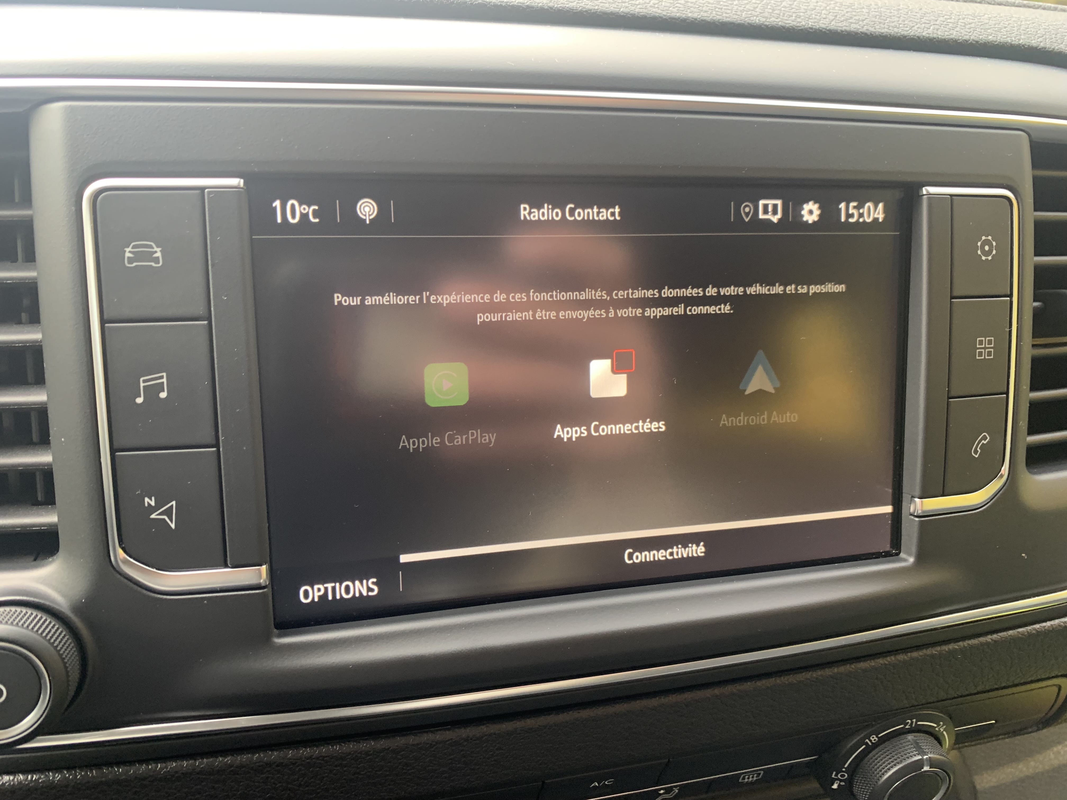 Opel Zafira Life avec Dashcam