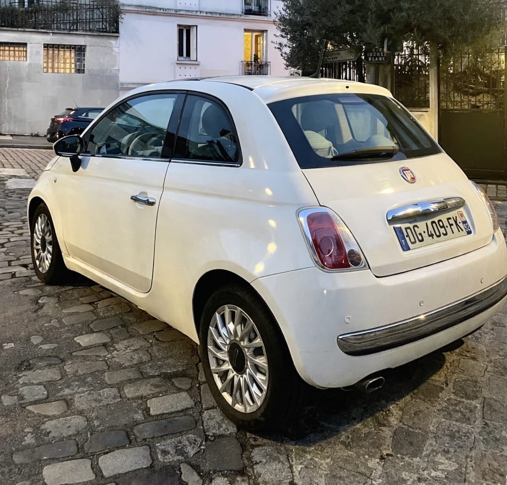 Fiat 500 avec GPS