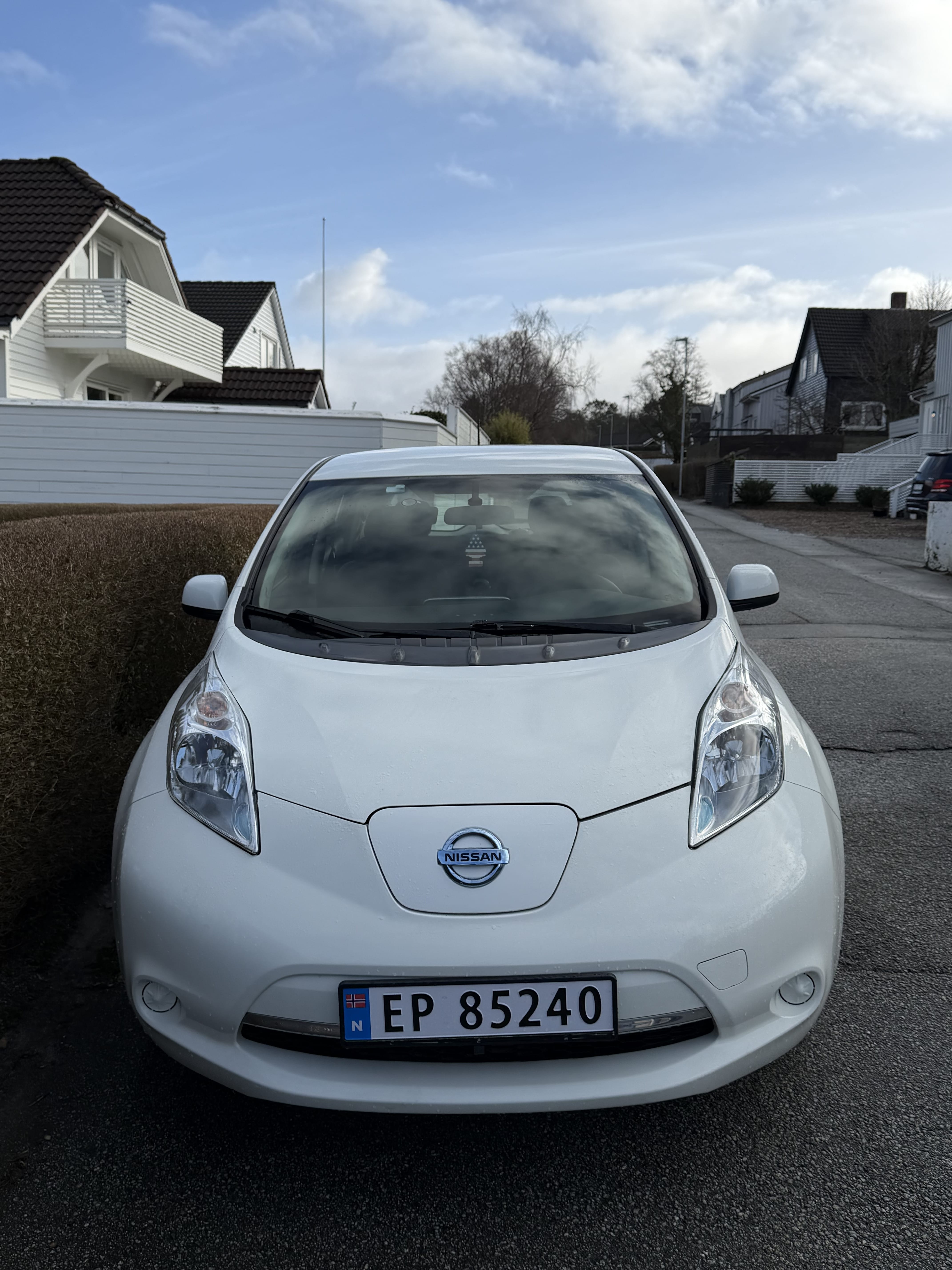 Nissan Leaf with USB charging ports