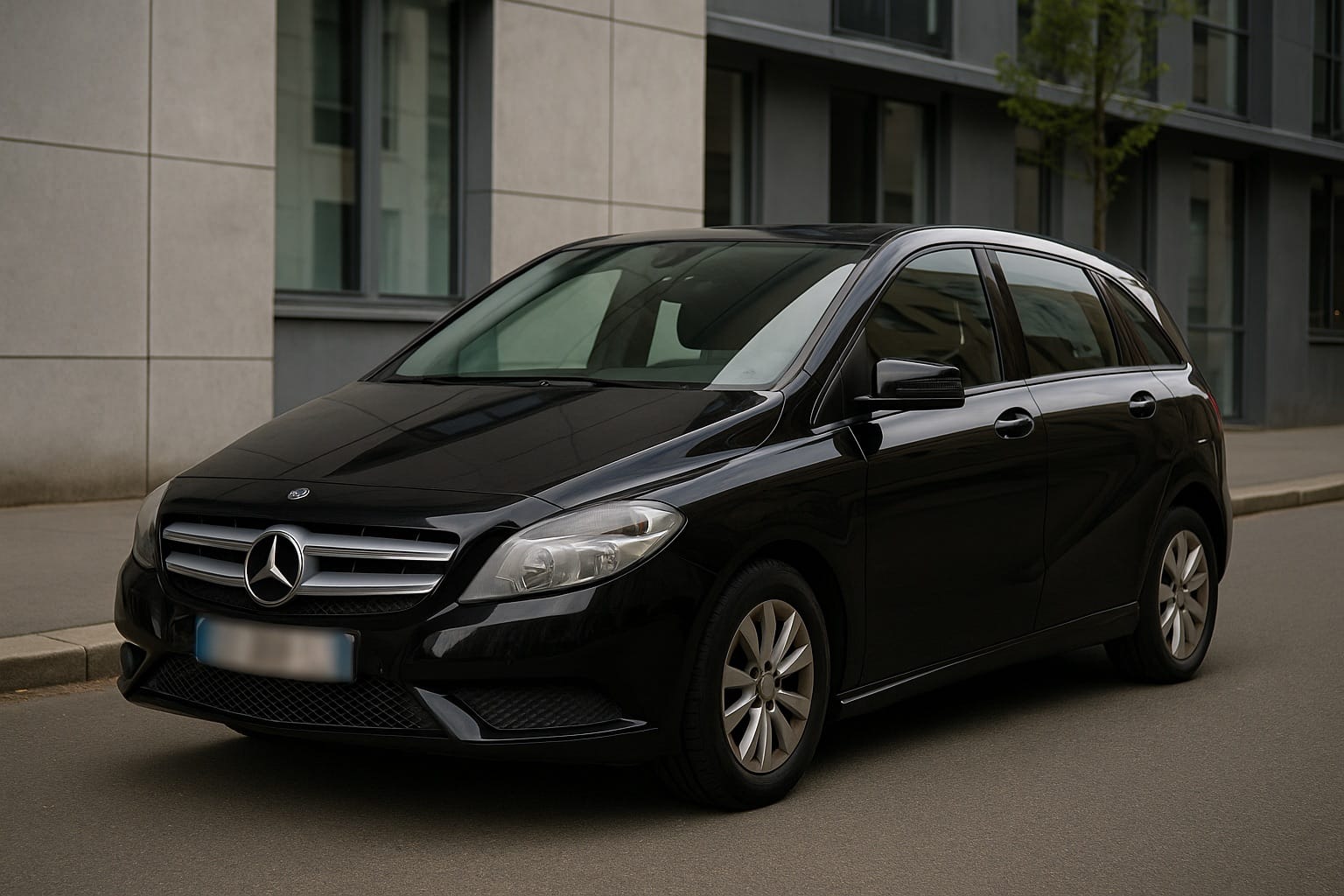 Mercedes-Benz Classe B - Stationnement gratuit, centre-ville, Nantes, 2014, Diesel, automatique