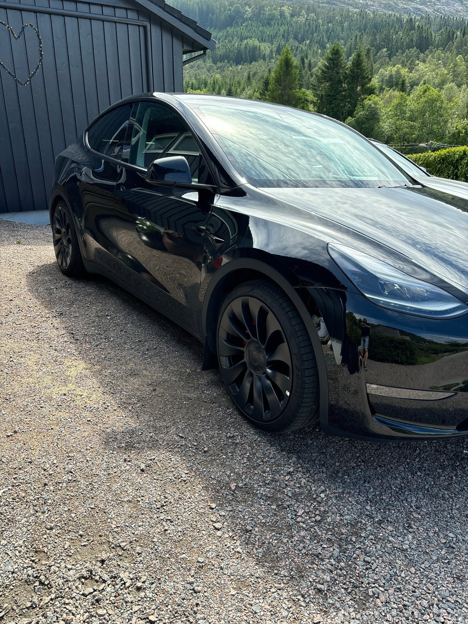 Tesla Model Y Performance with Air conditioning