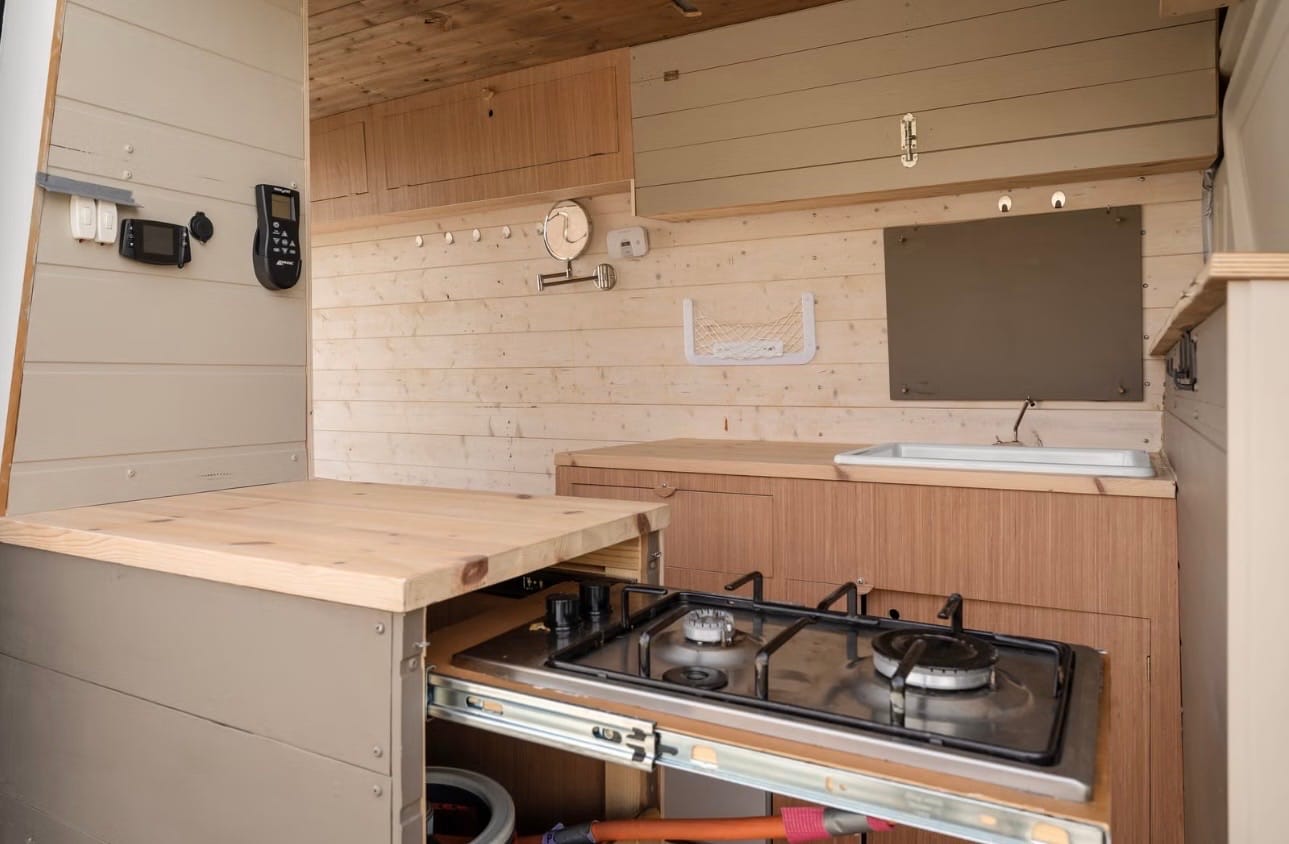 Volkswagen Crafter mit Rückfahrkamera
