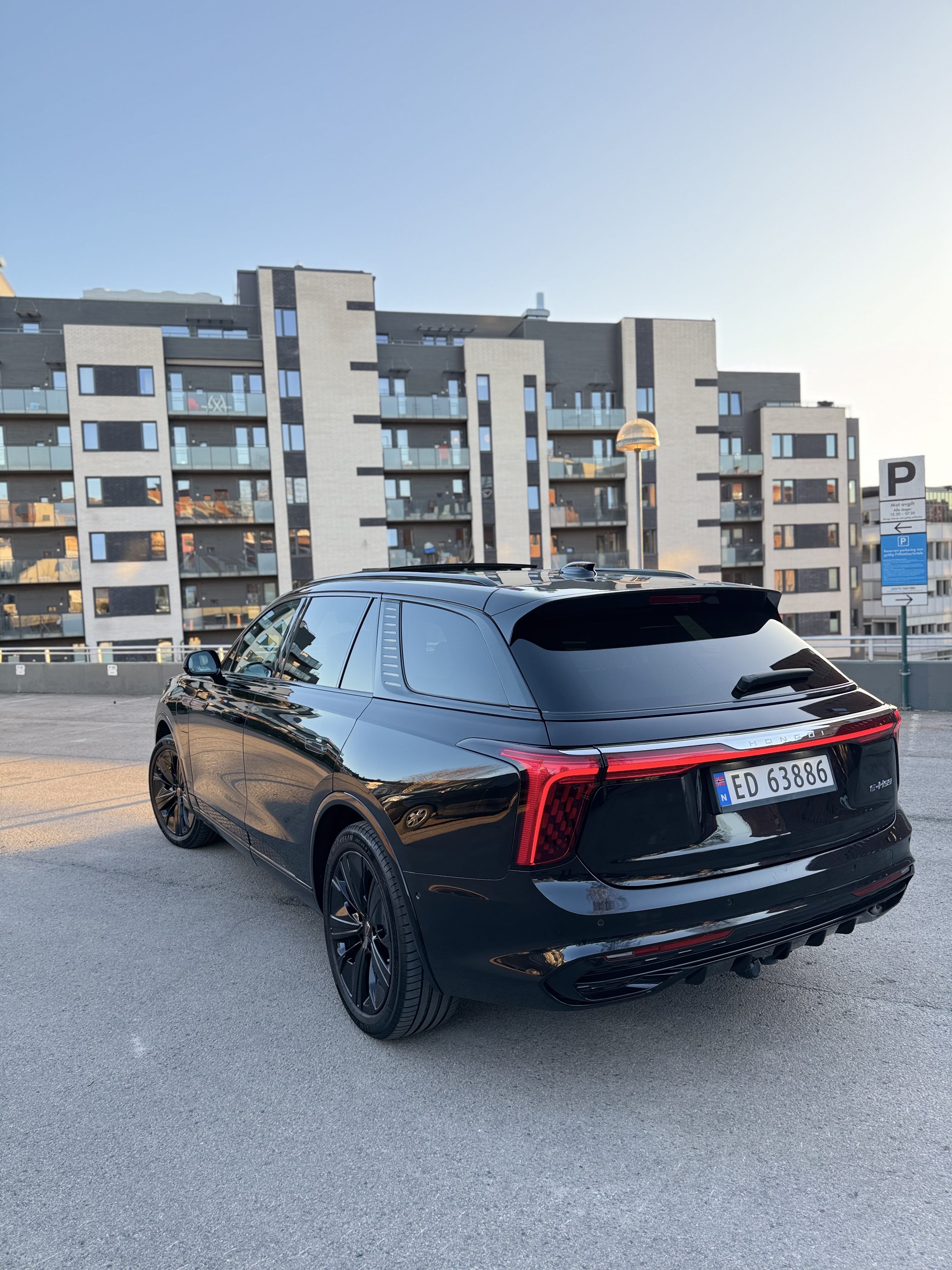 Hongqi E-HS9 med GPS