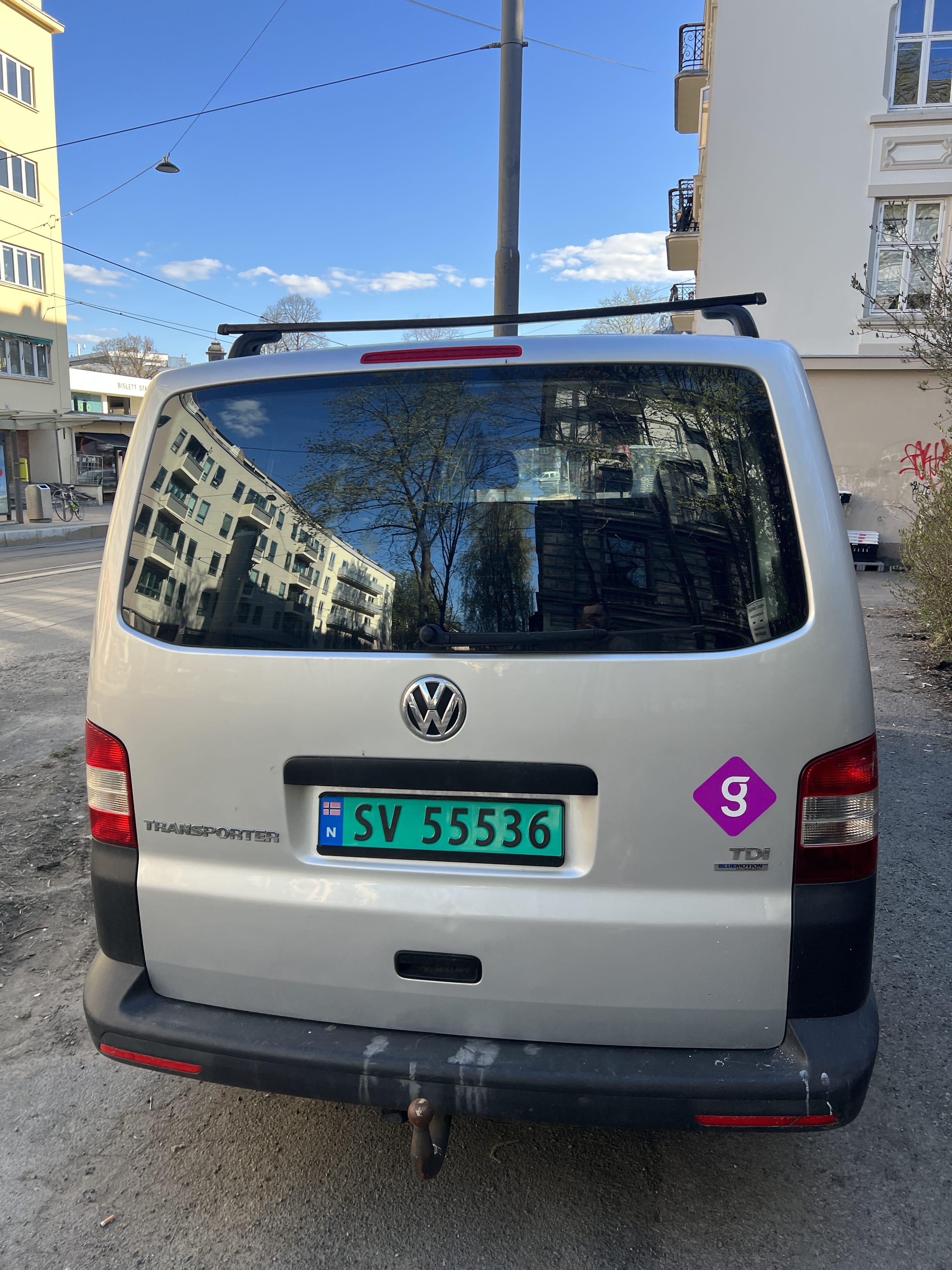 Volkswagen Transporter with Baby seat