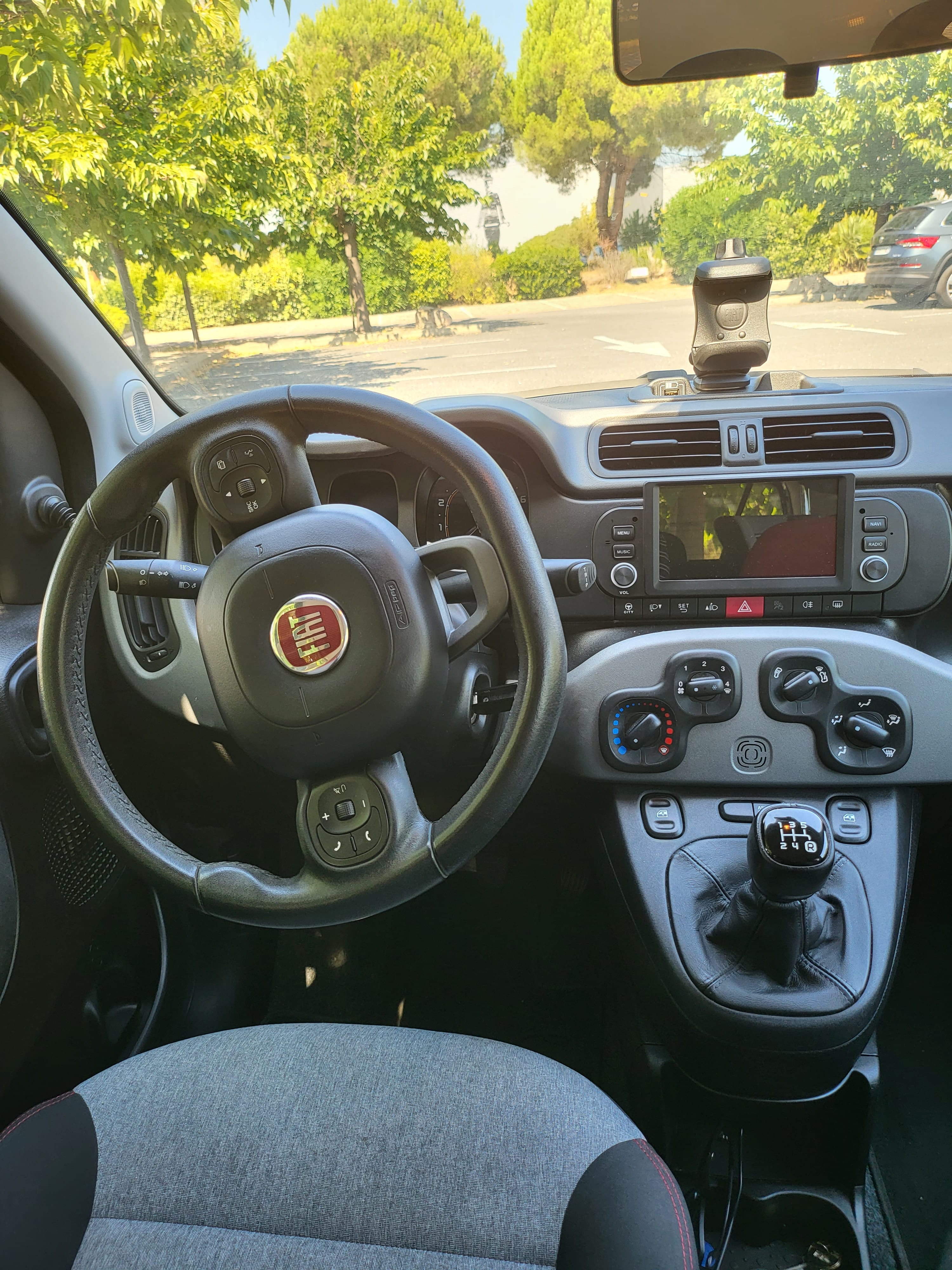 Fiat Panda avec Siège bébé
