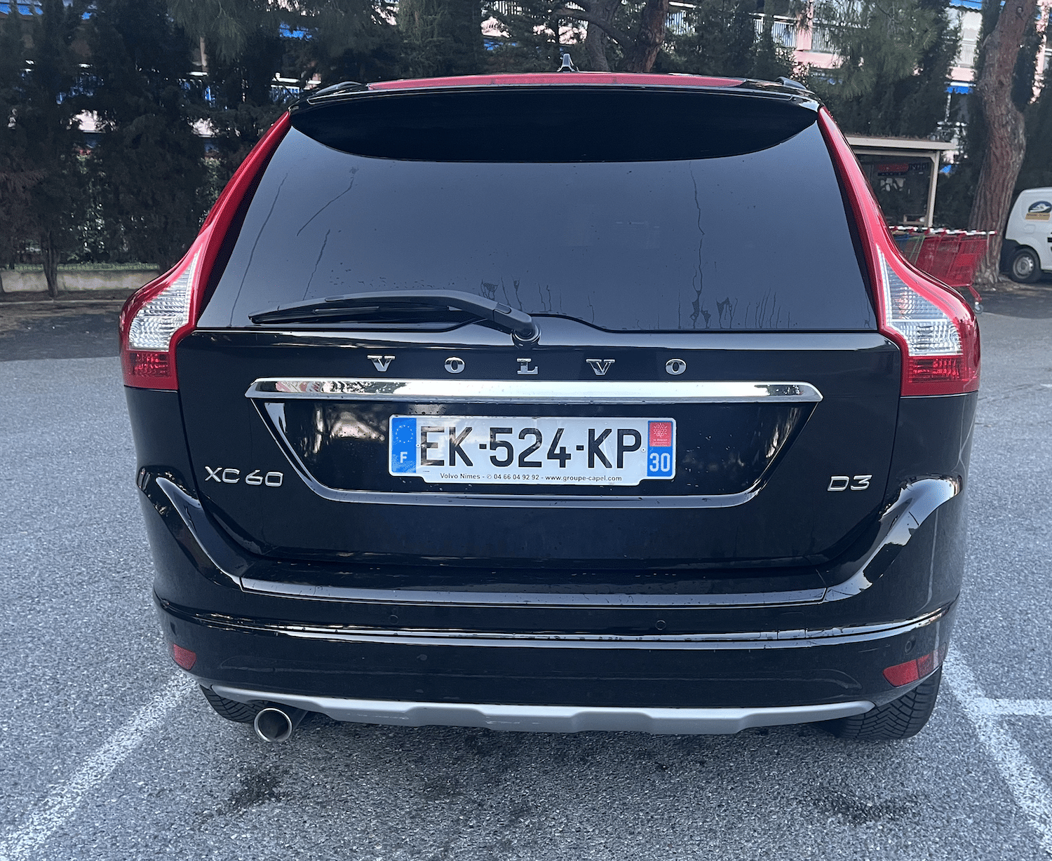 Volvo XC60 avec Coffre de toit
