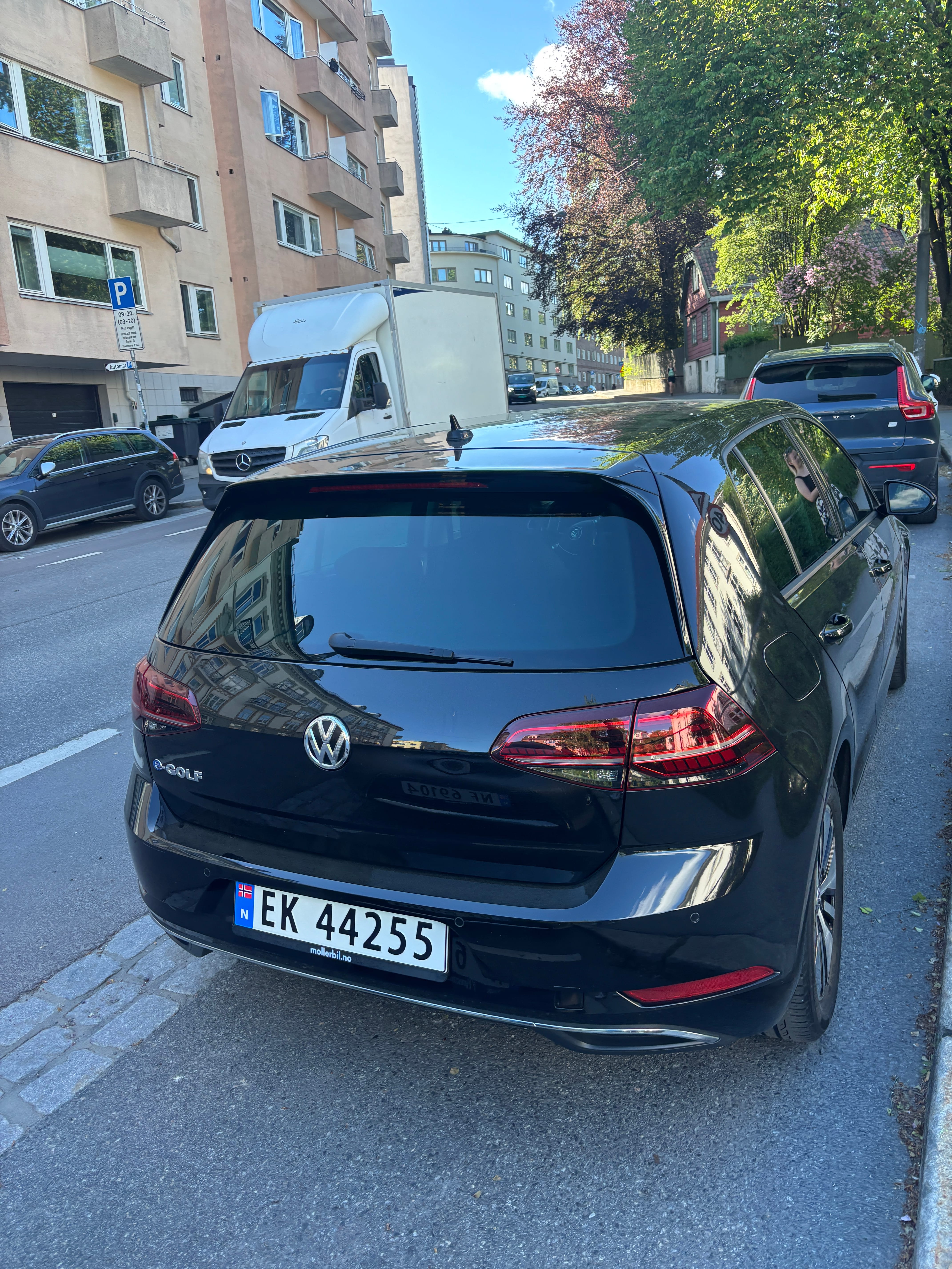 Volkswagen e-Golf mit Rückfahrkamera