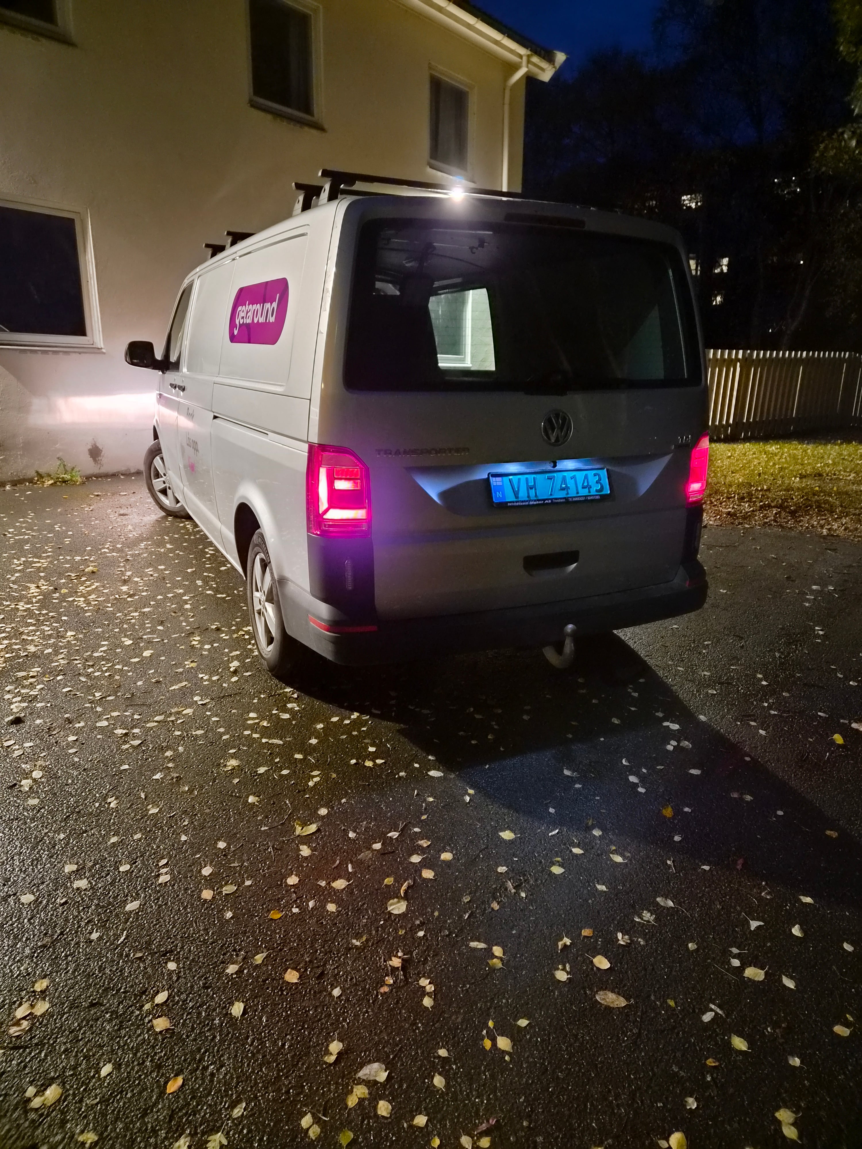 Volkswagen Transporter med Ryggekamera