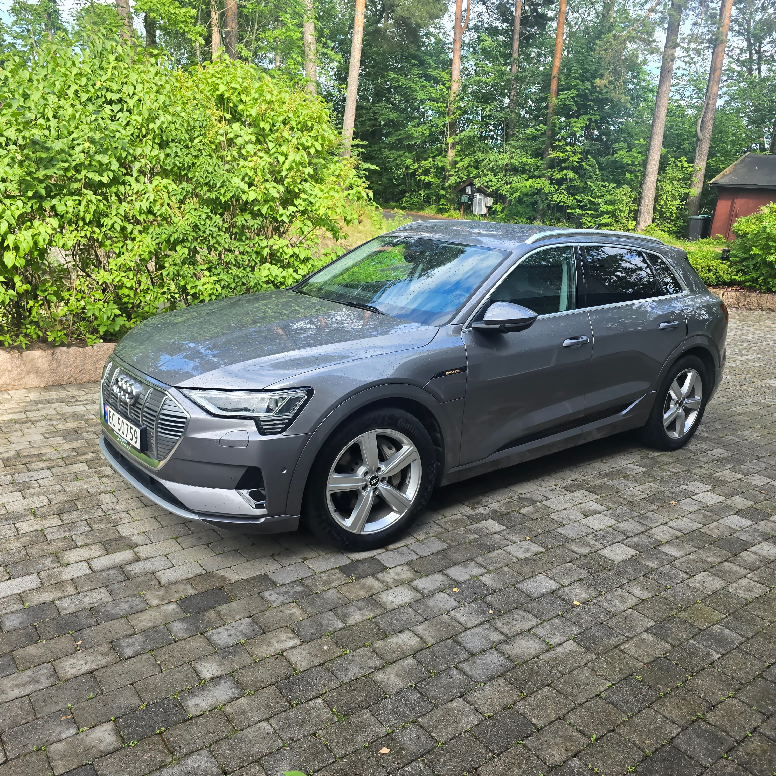 Audi e-tron 50 med GPS