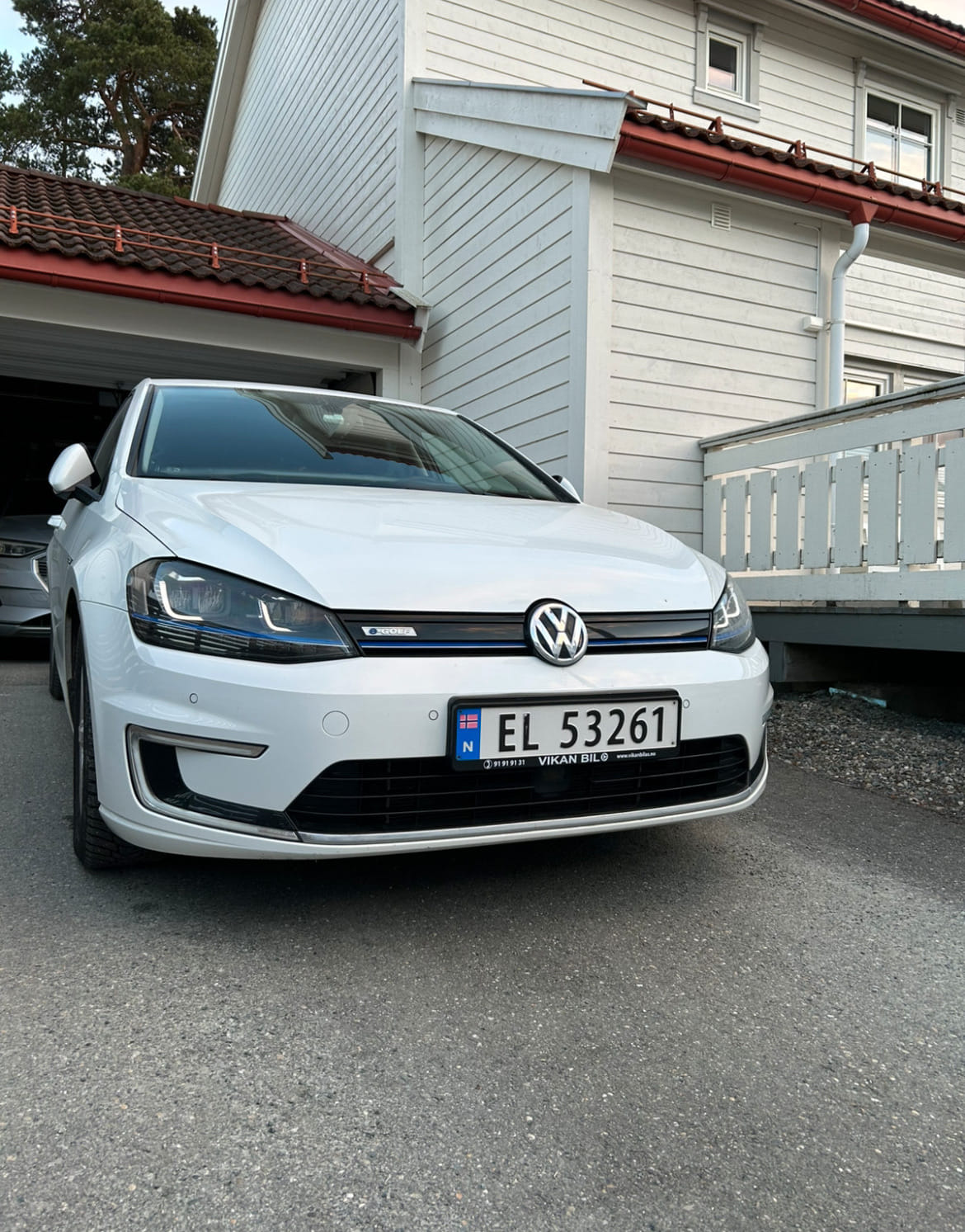 Volkswagen e-Golf med GPS