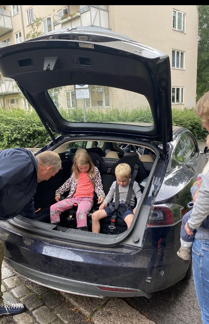 Tesla Model S med Vinterdekk