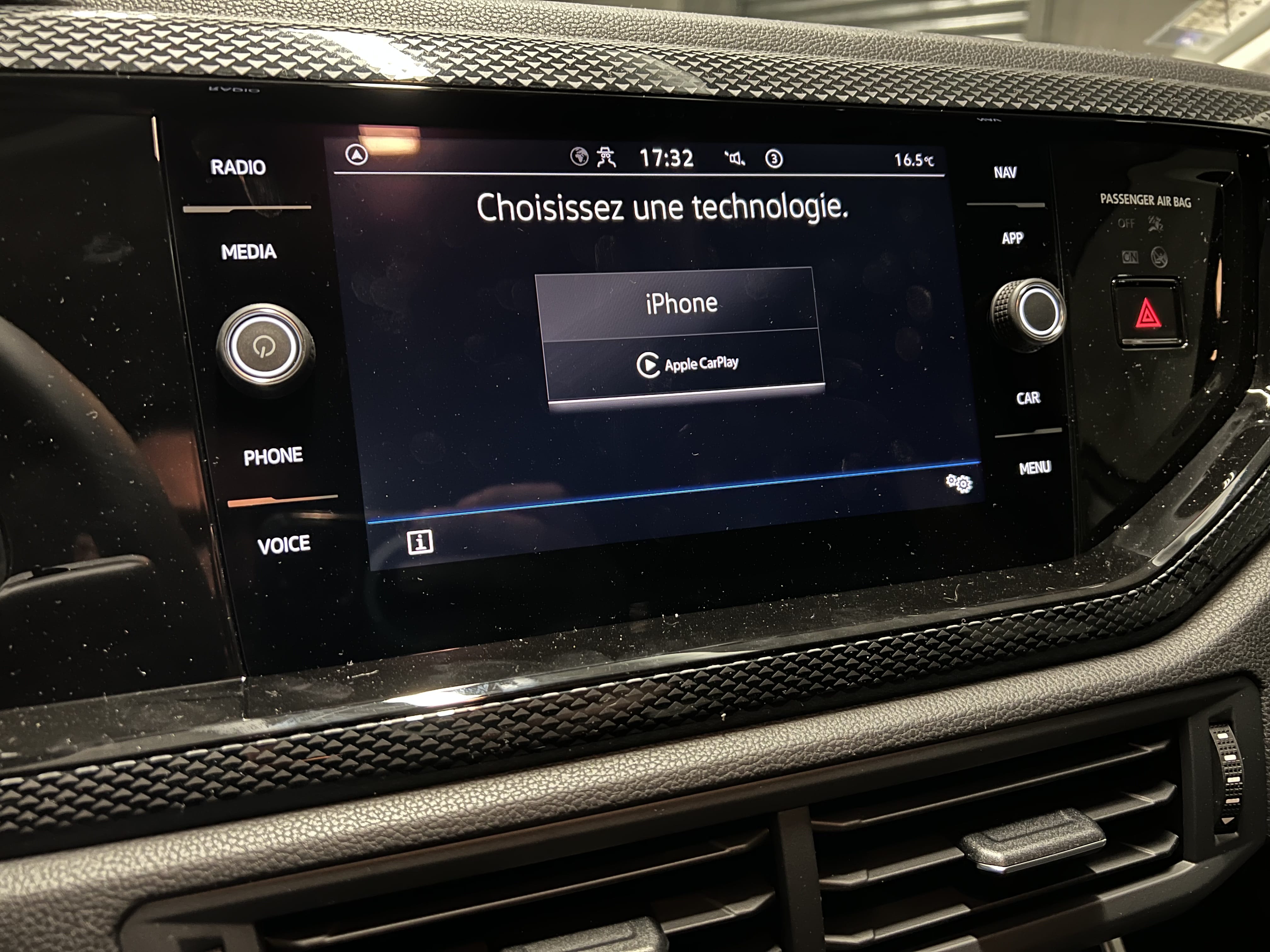Volkswagen Polo avec Android Auto