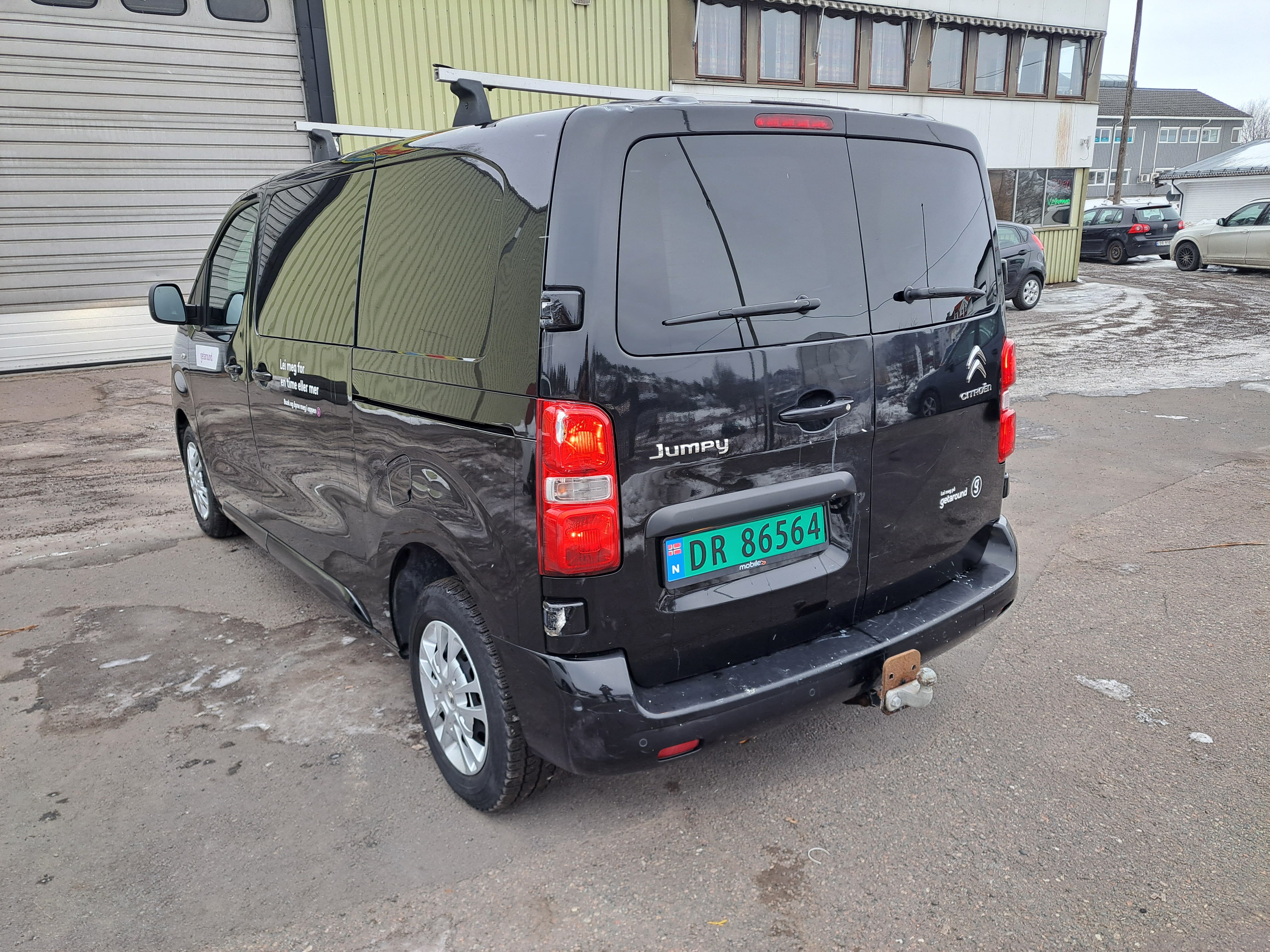 Citroen Jumpy med Skistativ
