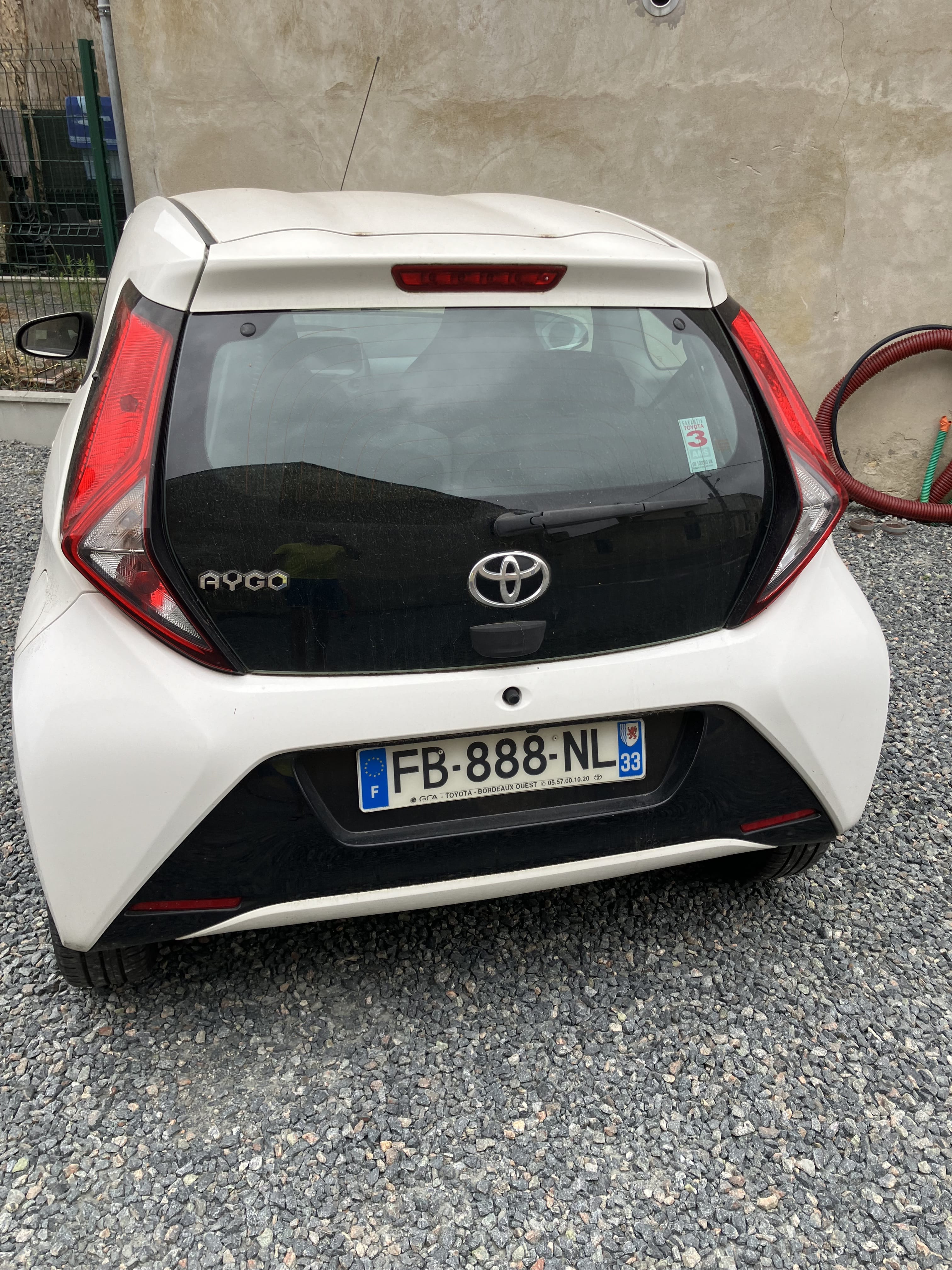 Toyota Aygo avec Siège bébé