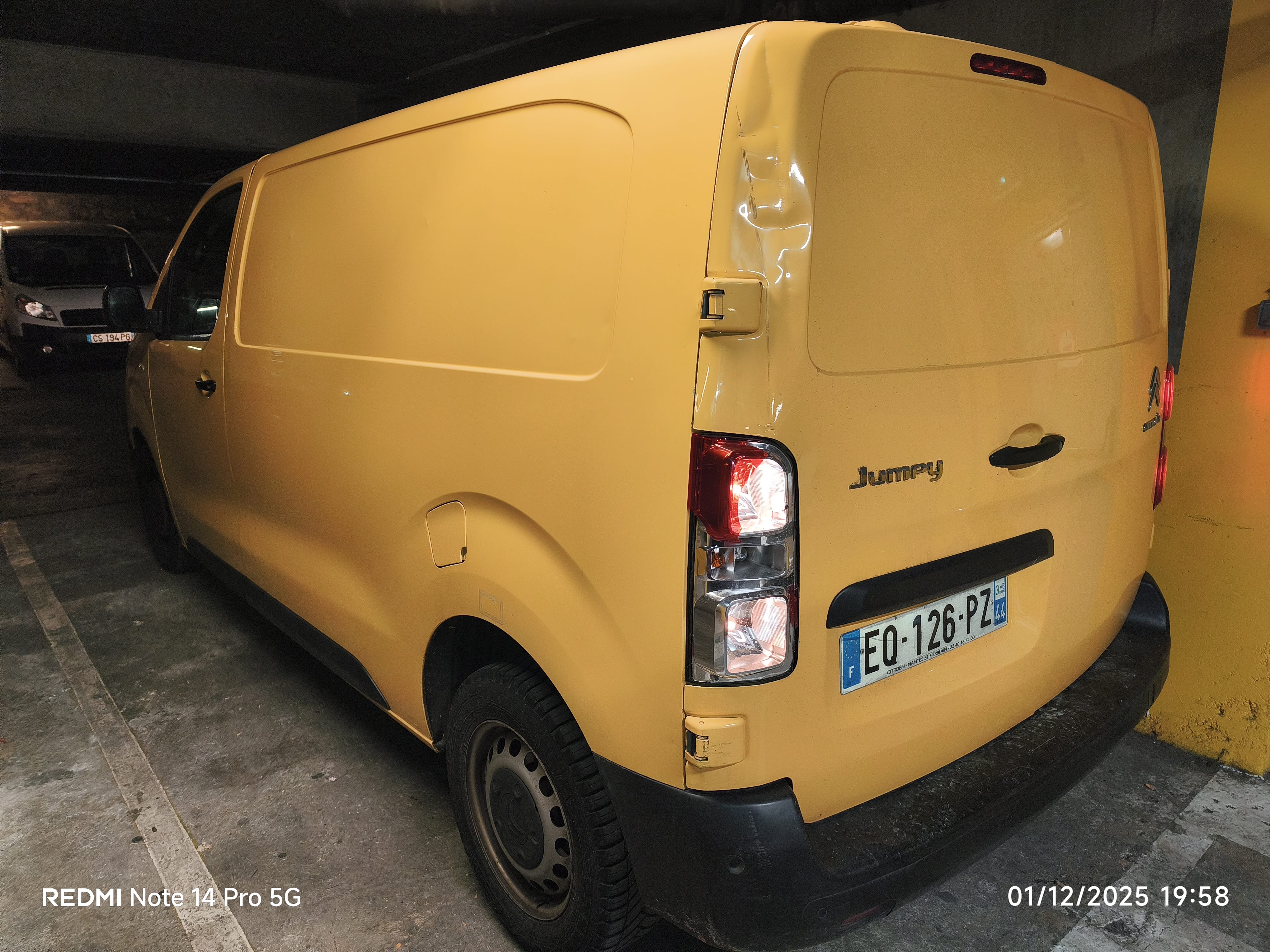 Citroen Jumpy avec Dashcam