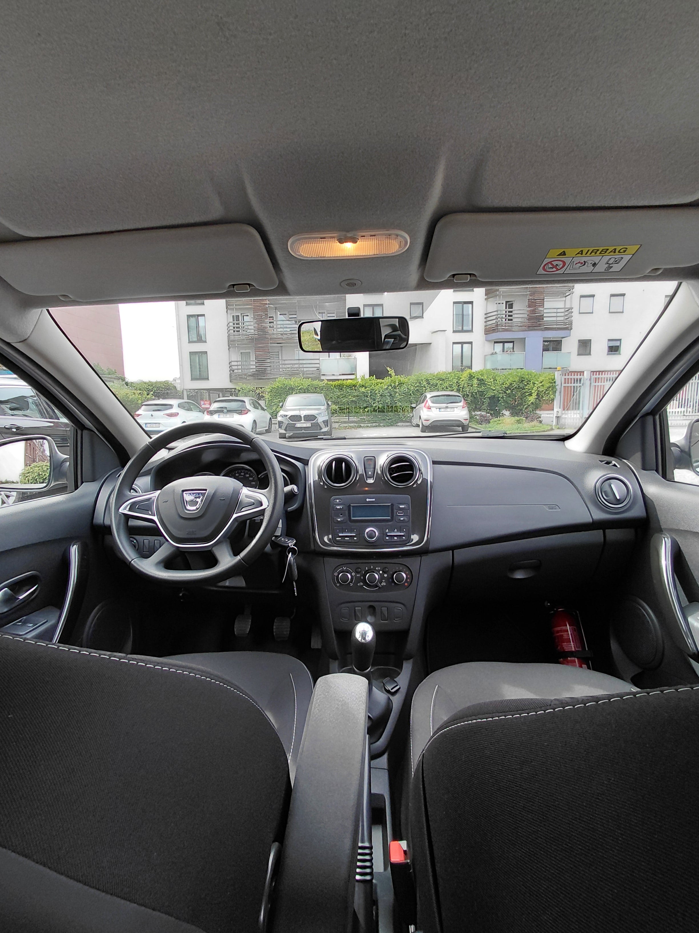 Dacia Logan with USB charging ports