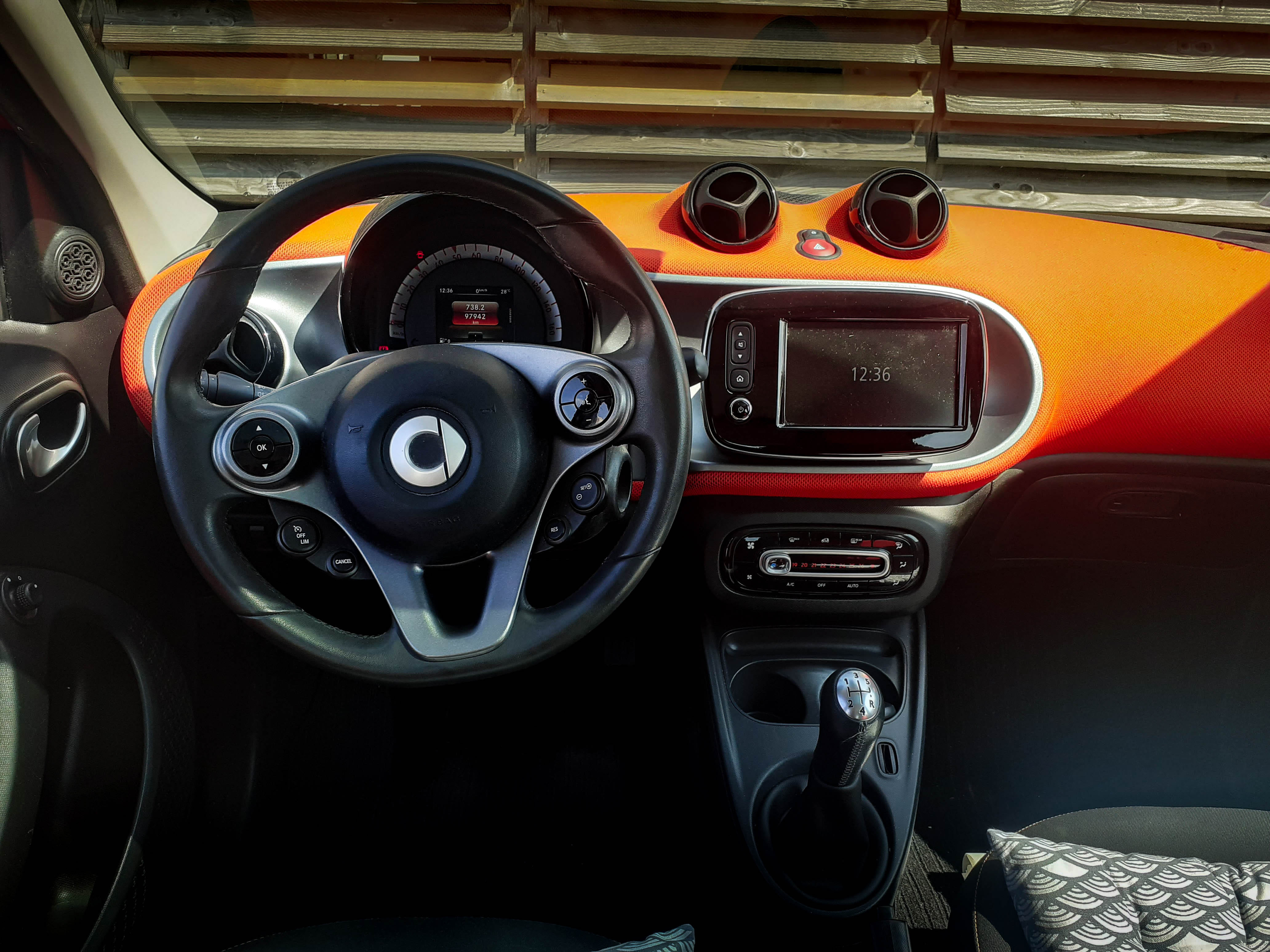Smart Forfour avec Régulateur de vitesse