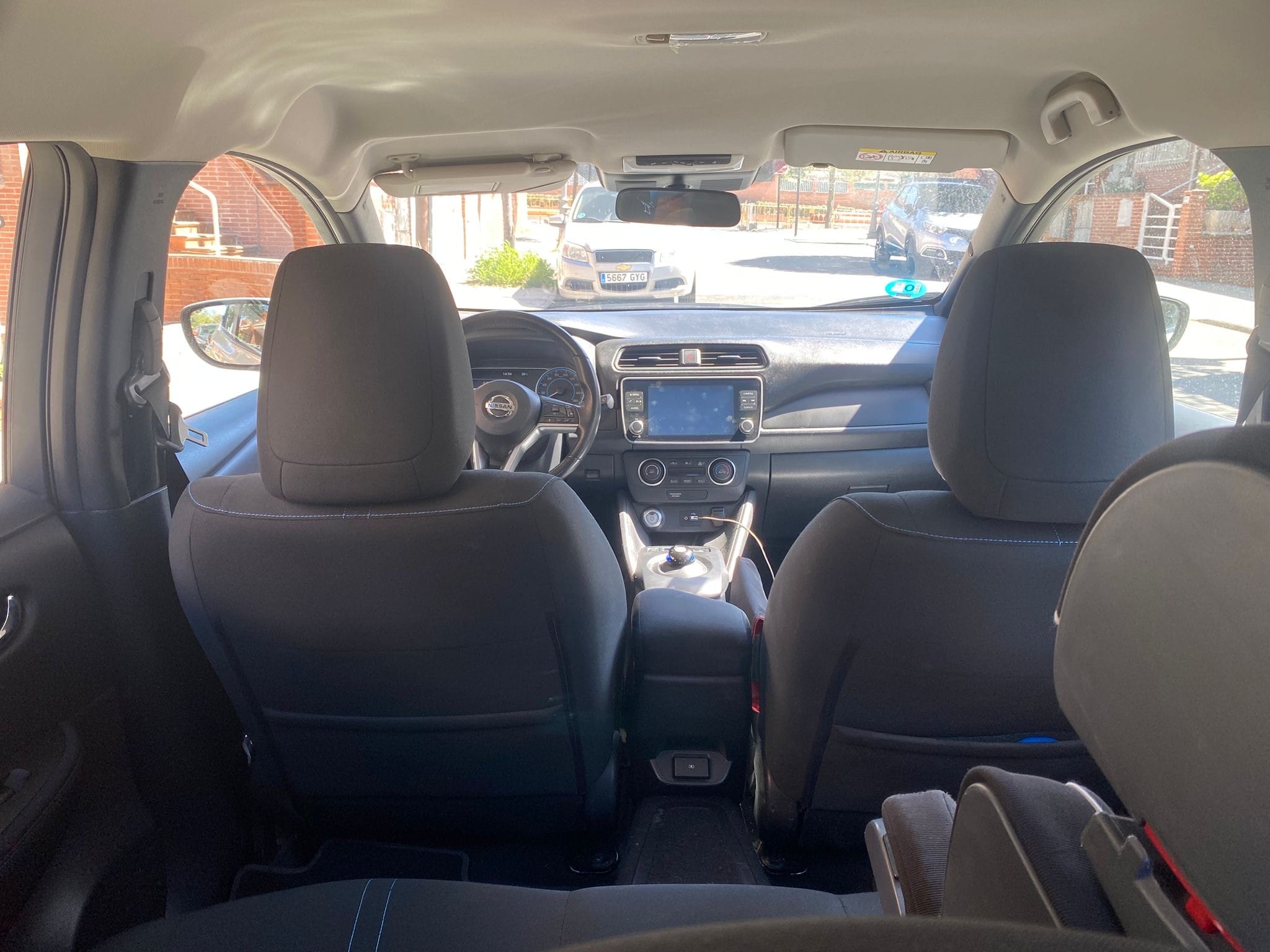Nissan Leaf con GPS