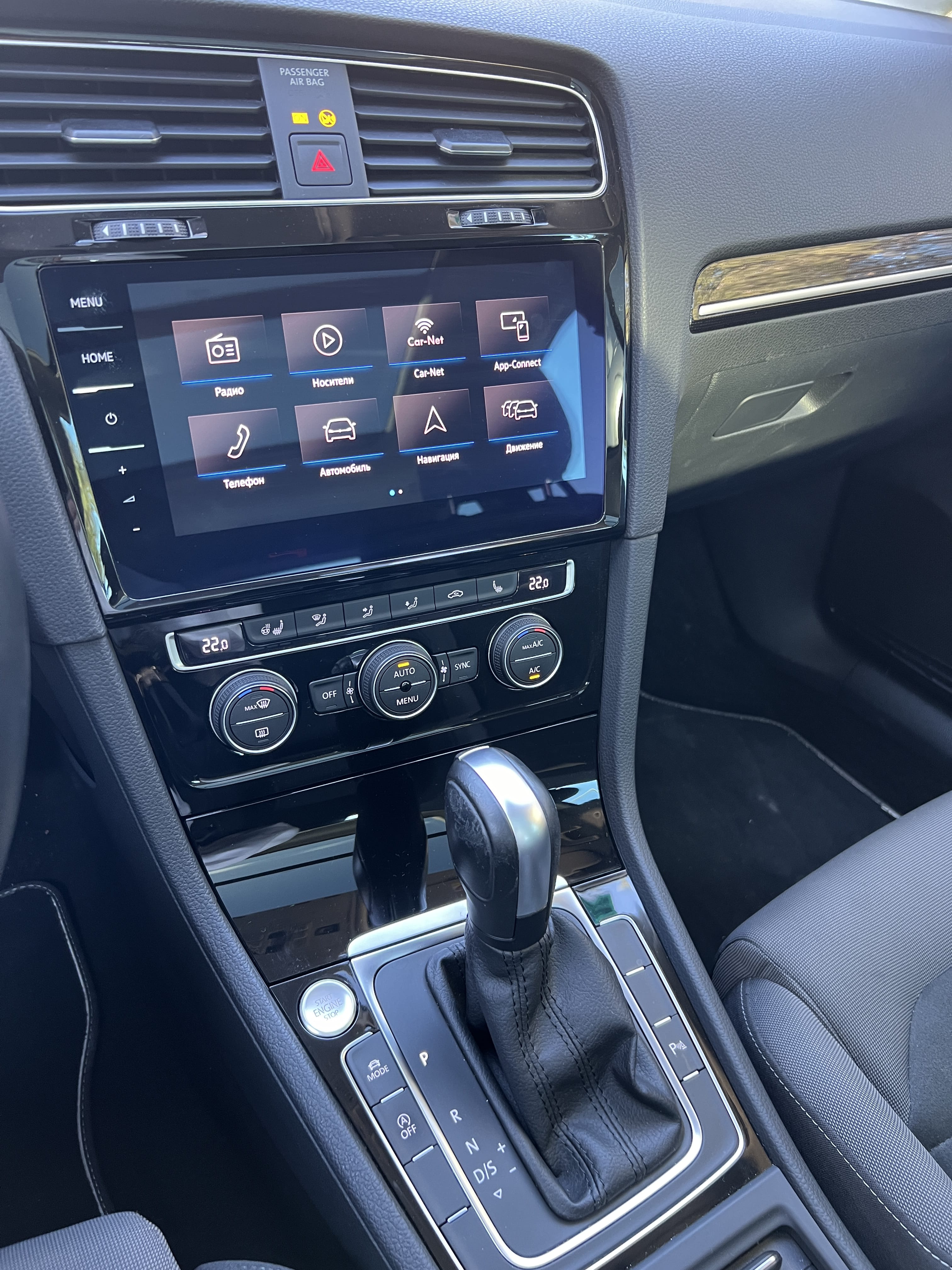 Volkswagen Golf con Dashcam