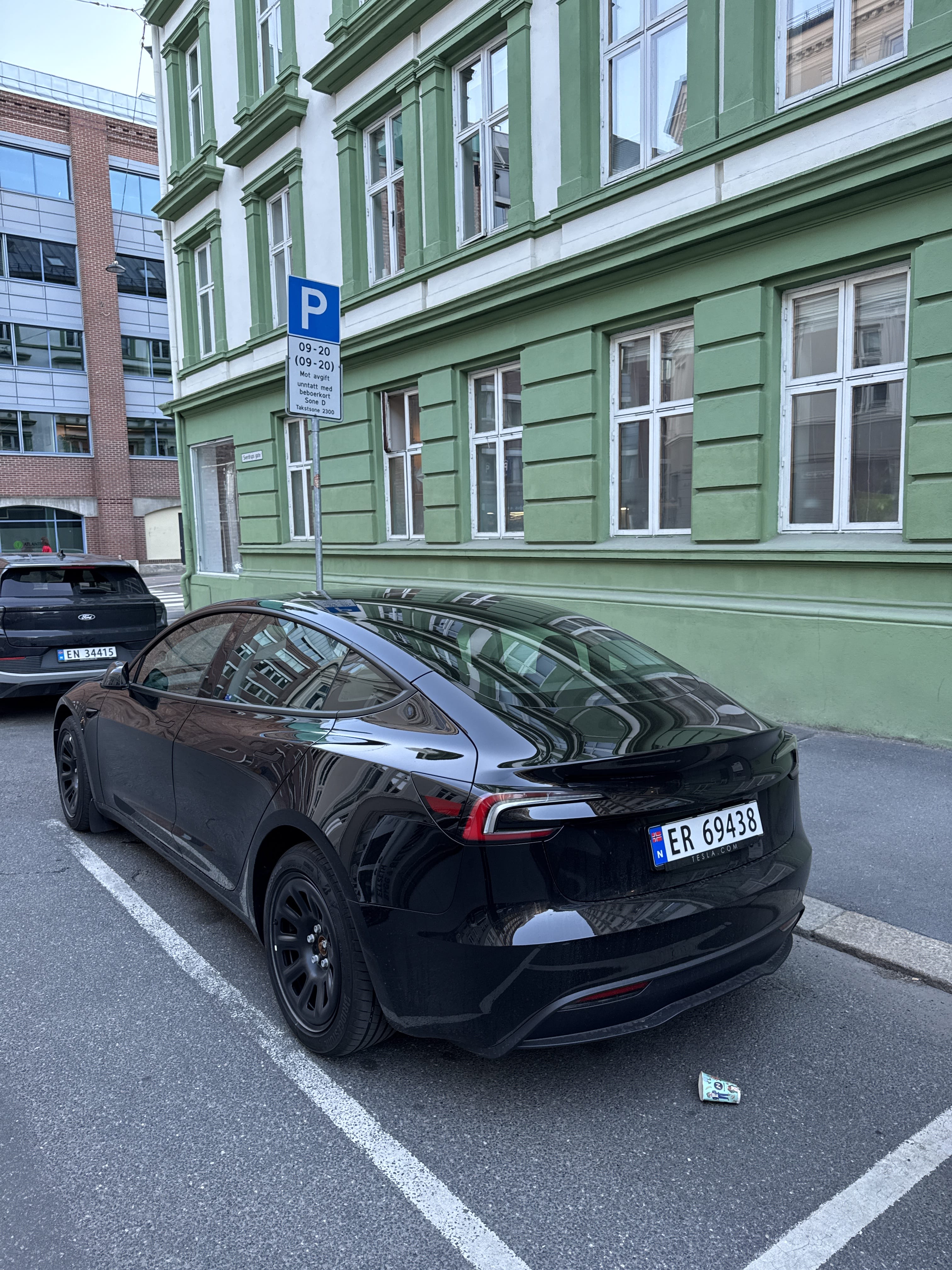 Tesla Model 3 with Backup camera
