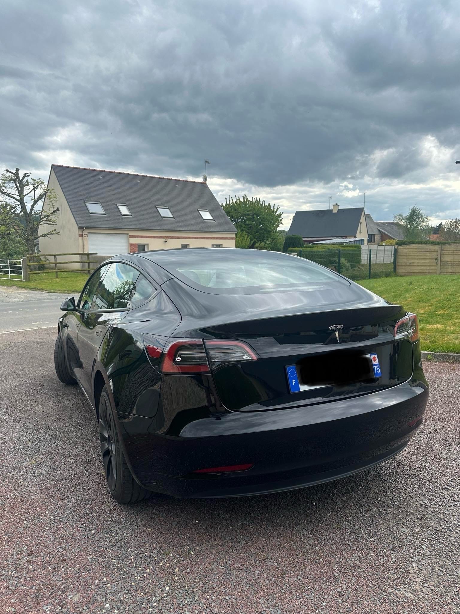 Tesla Model 3 avec Siège bébé