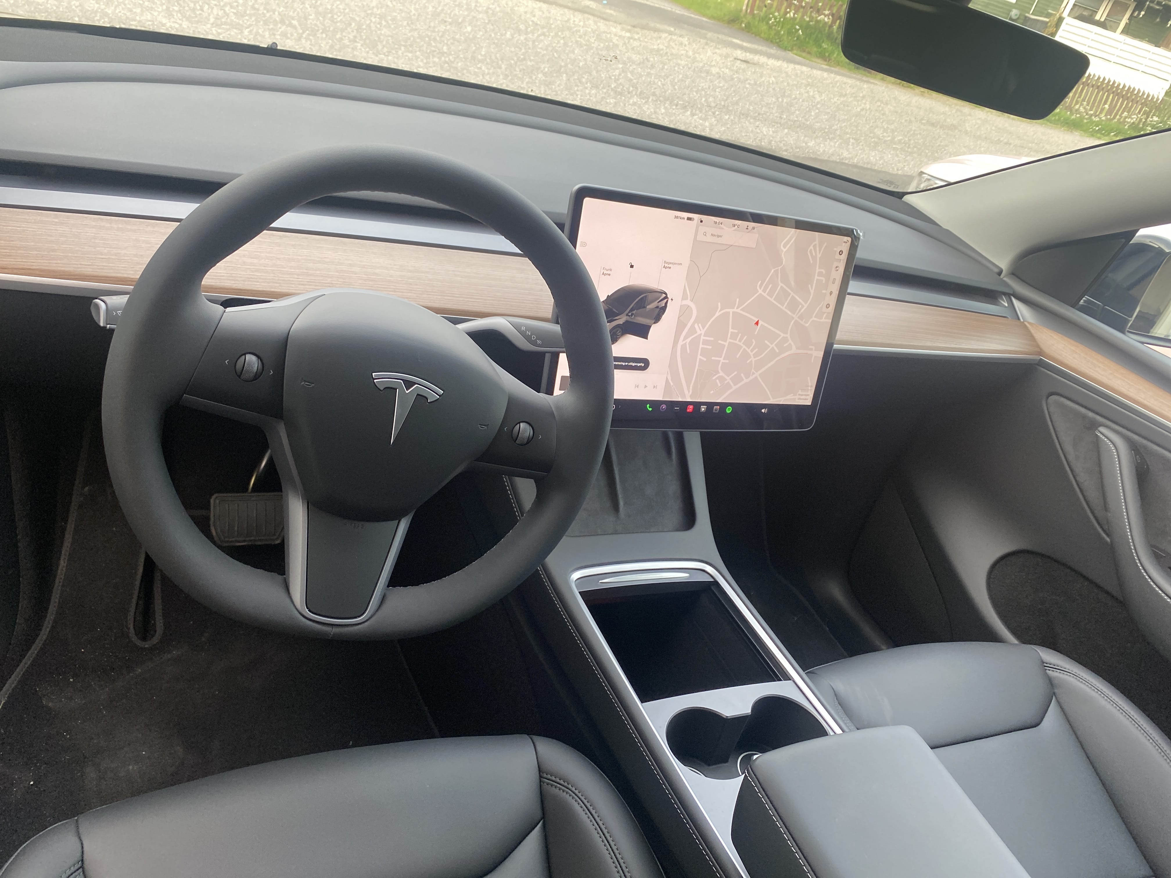 Tesla Model Y with Cruise control