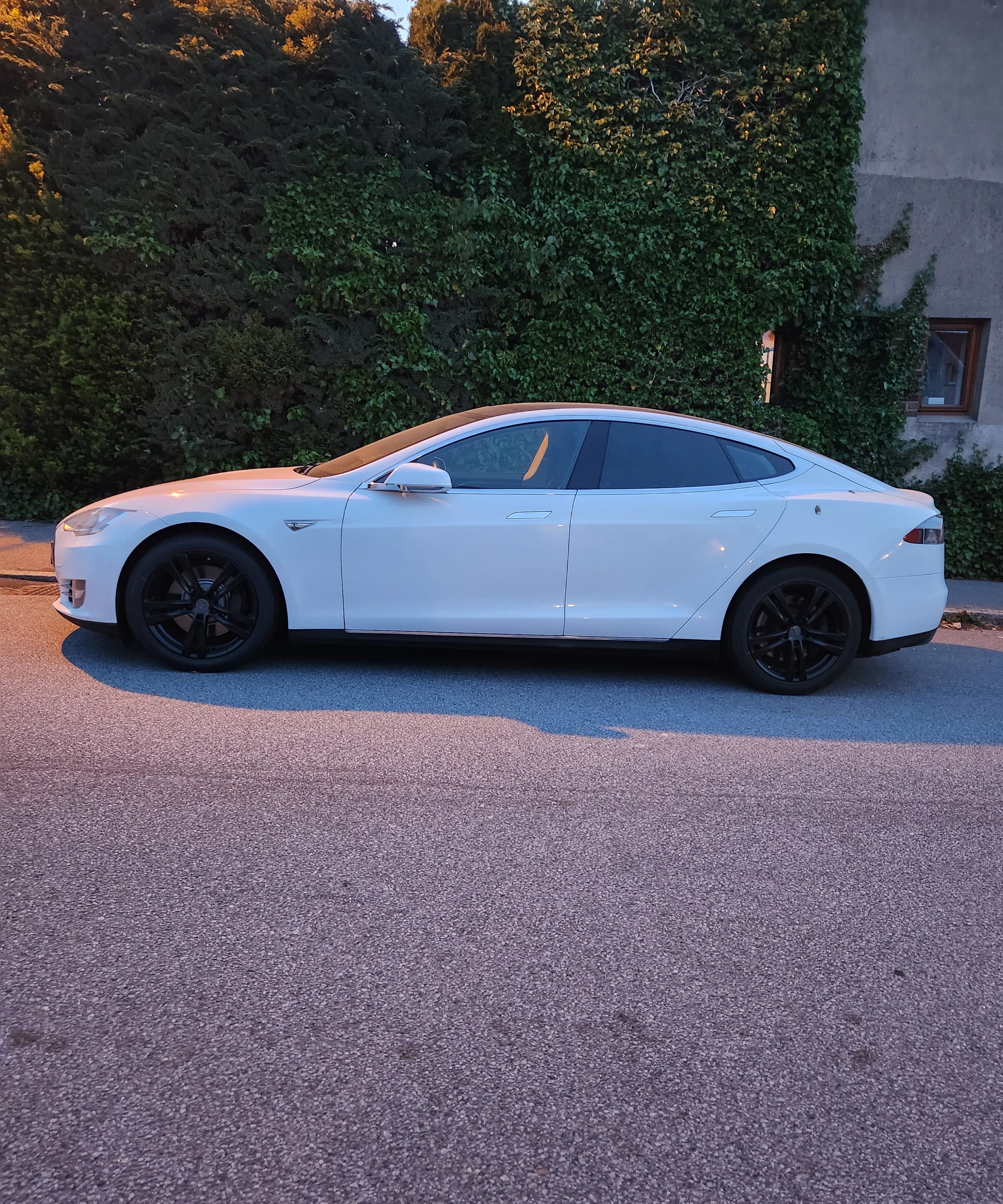 Tesla Model S with Air conditioning