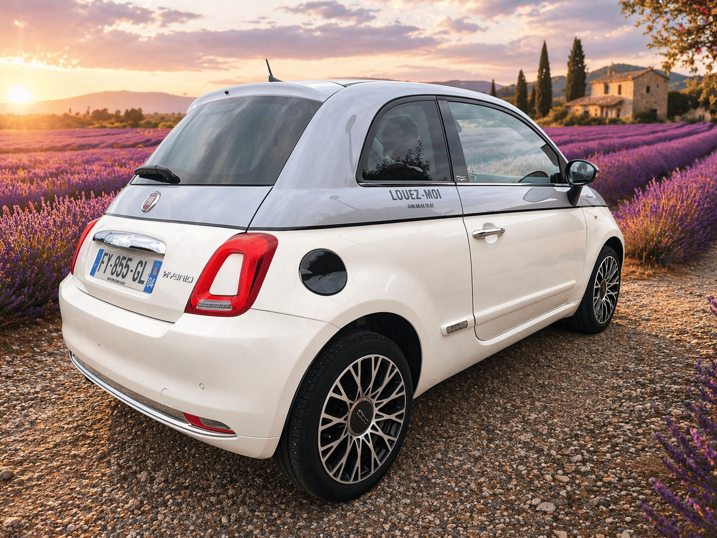 Fiat 500 Hybride avec GPS
