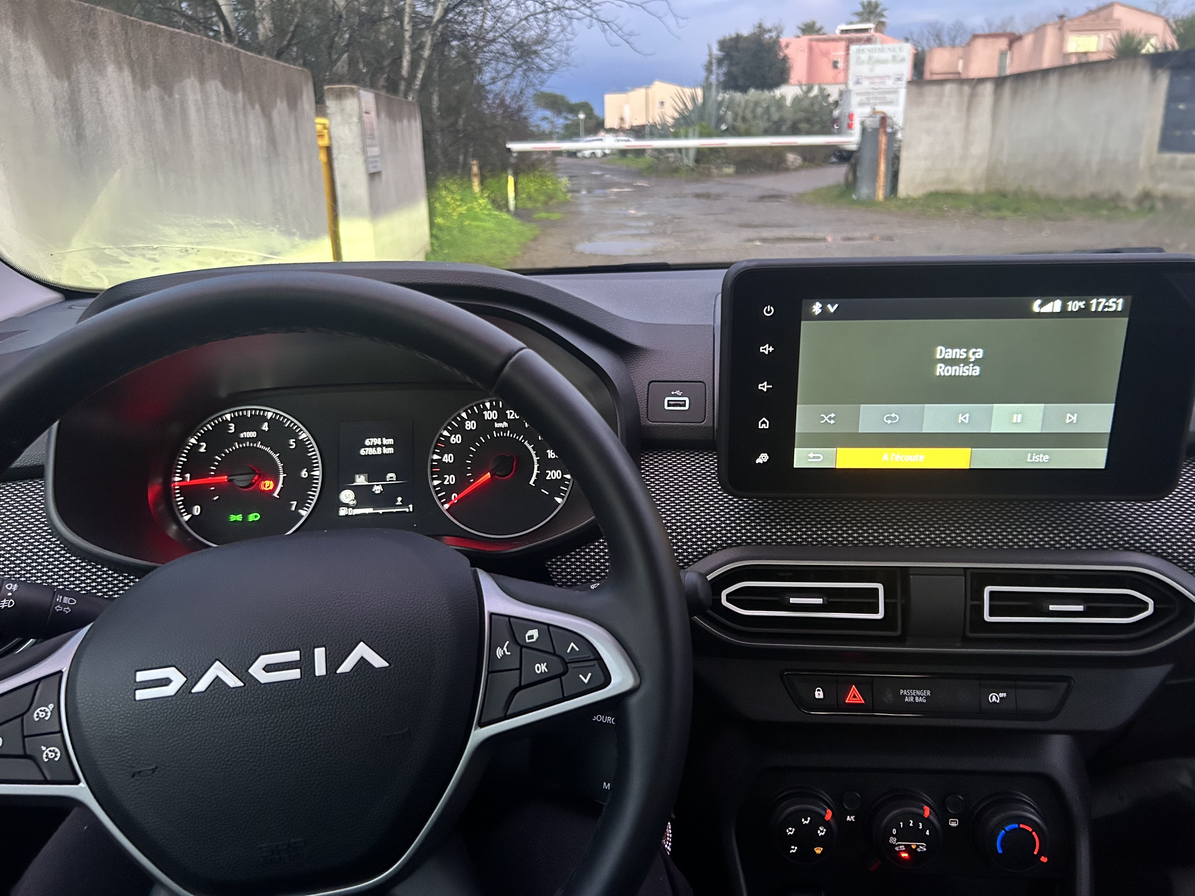 Dacia Sandero avec Régulateur de vitesse