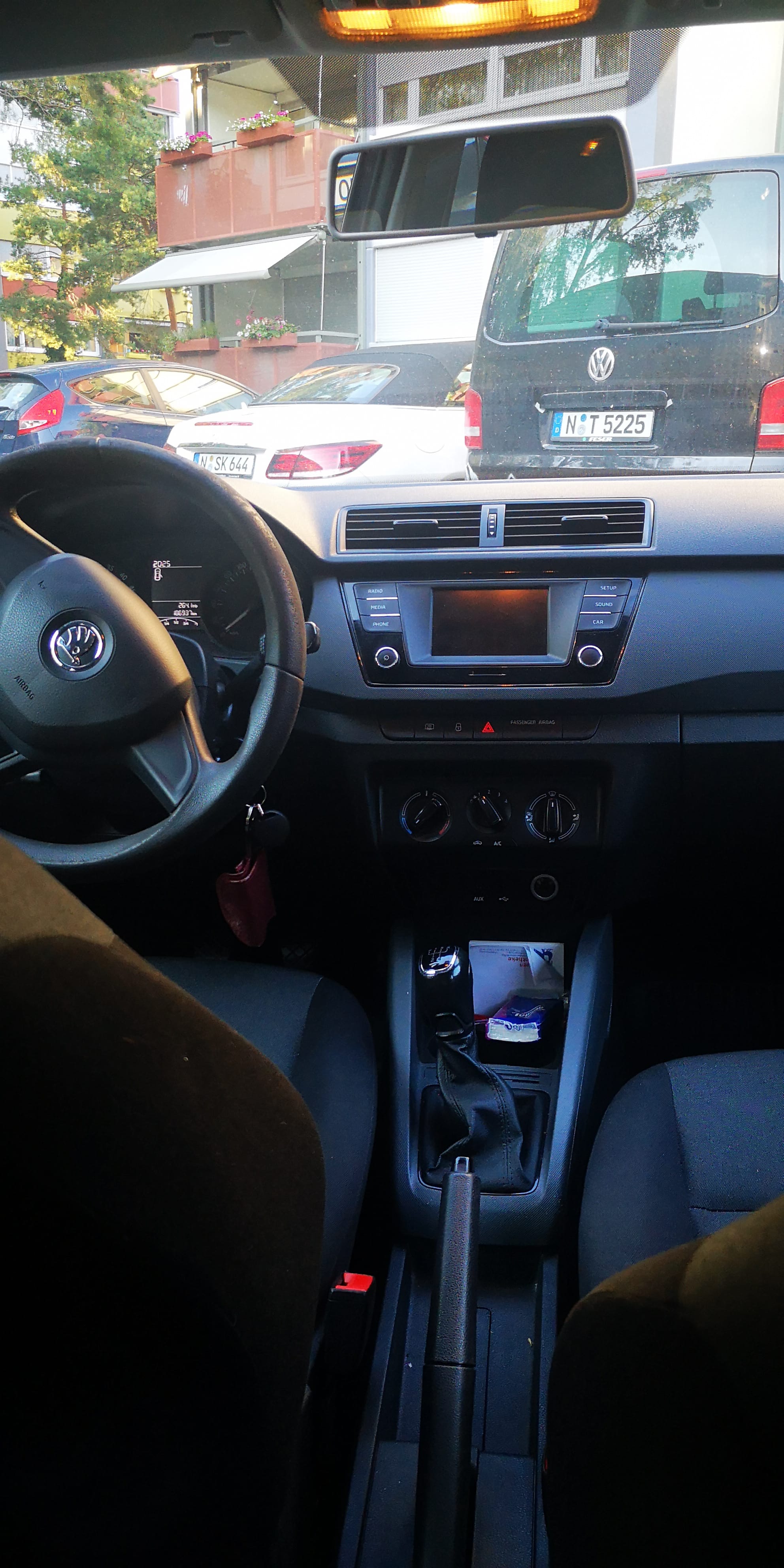 Skoda Fabia mit Anhängerkupplung