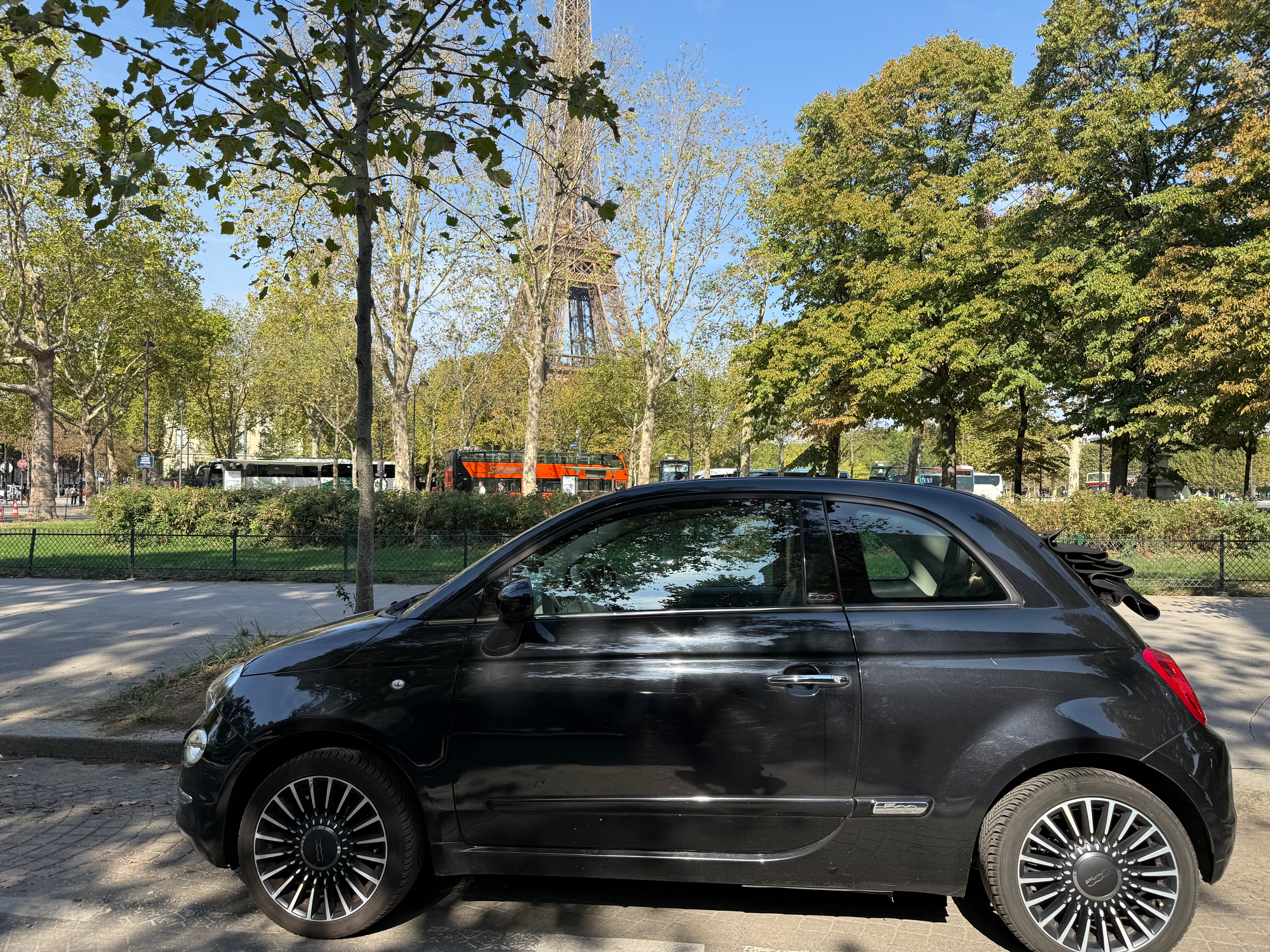 Fiat 500 C avec GPS