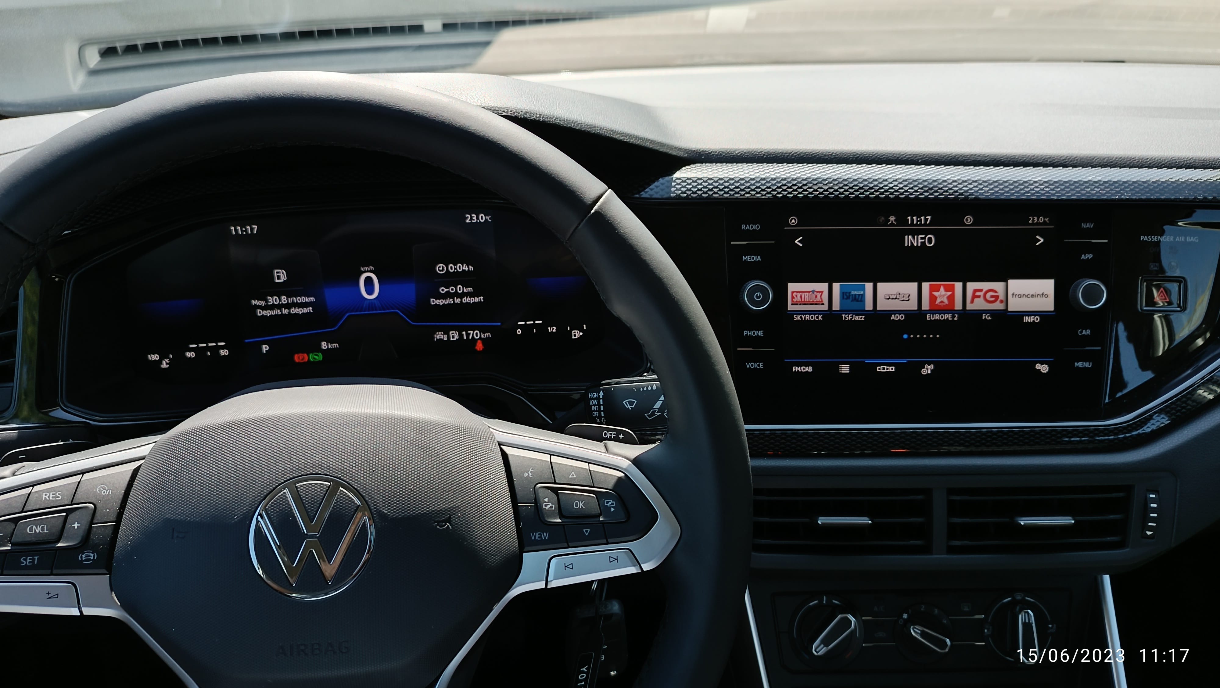 Volkswagen Polo avec Apple CarPlay