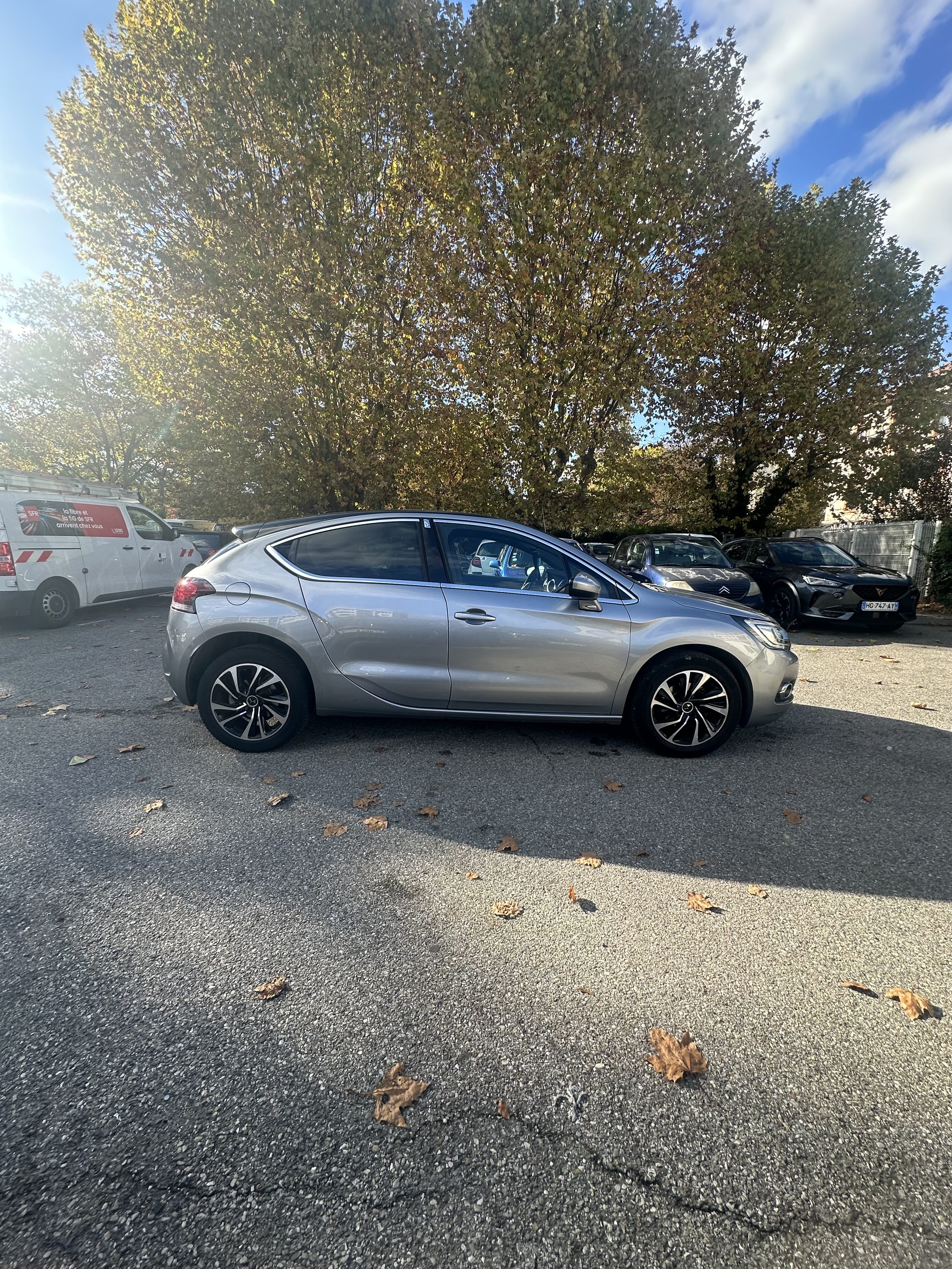 DS 4 mit Kindersitz