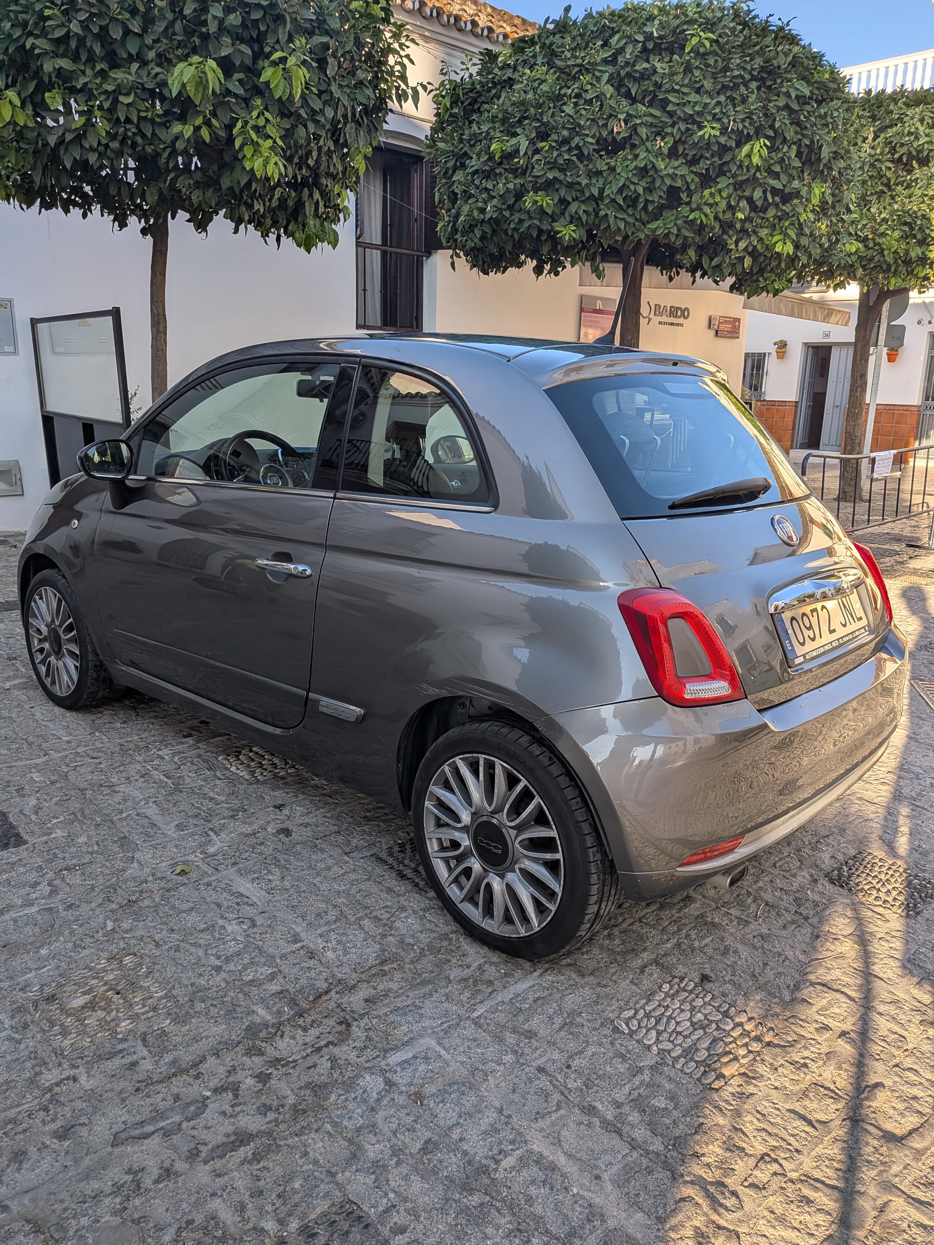Fiat 500 con Silla infantil