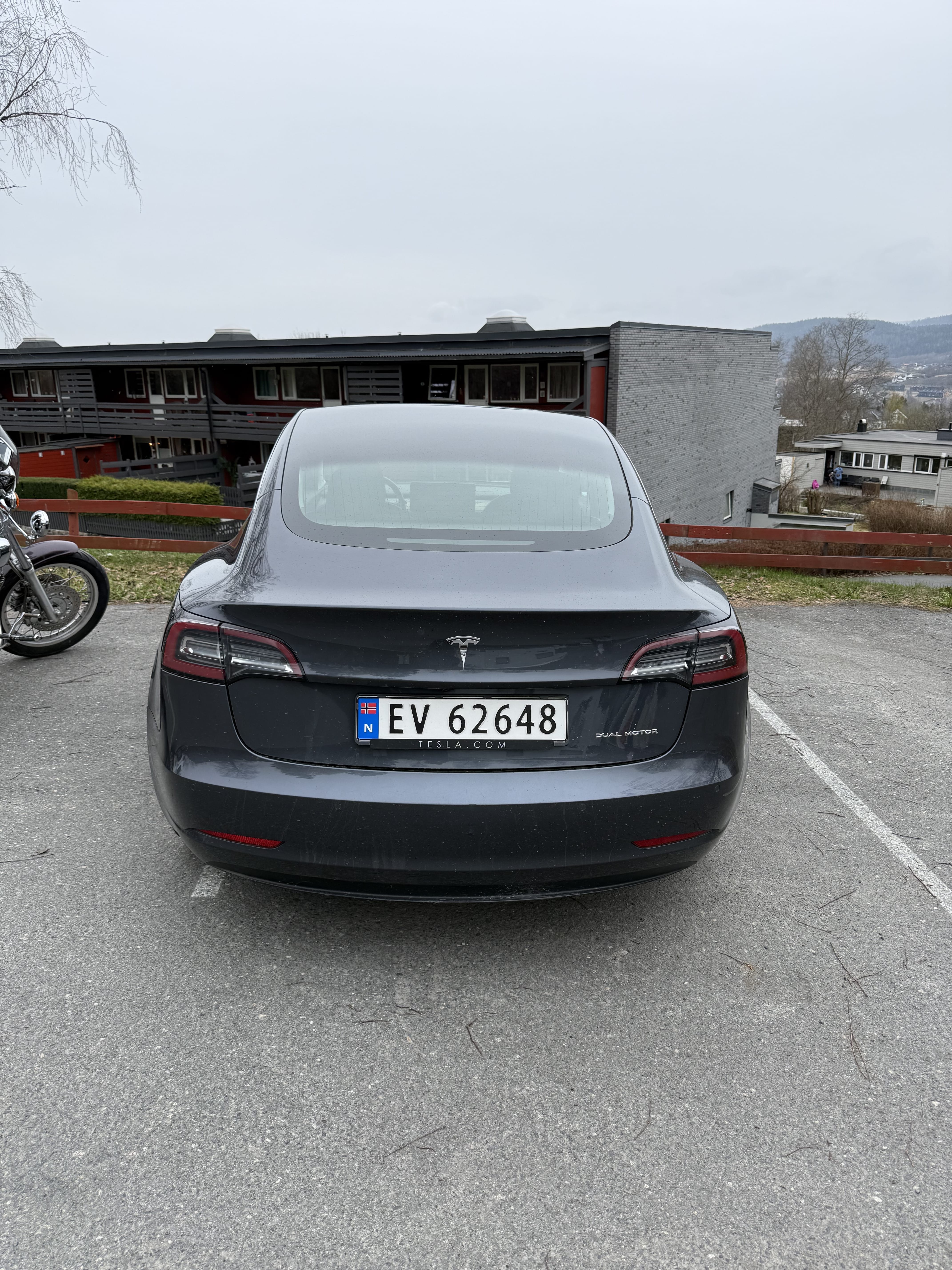 Tesla Model 3 Long Range med Ryggekamera
